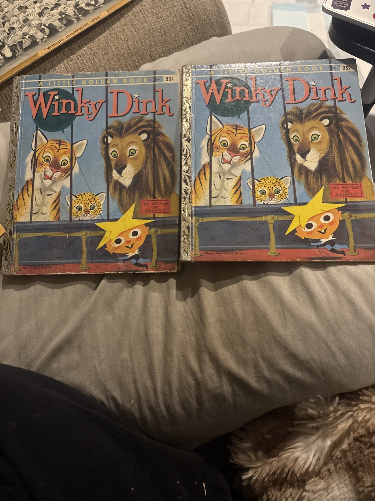 2 Dink Little Golden Books 1956 A Printing Vintage First Edition Children\'s Lot