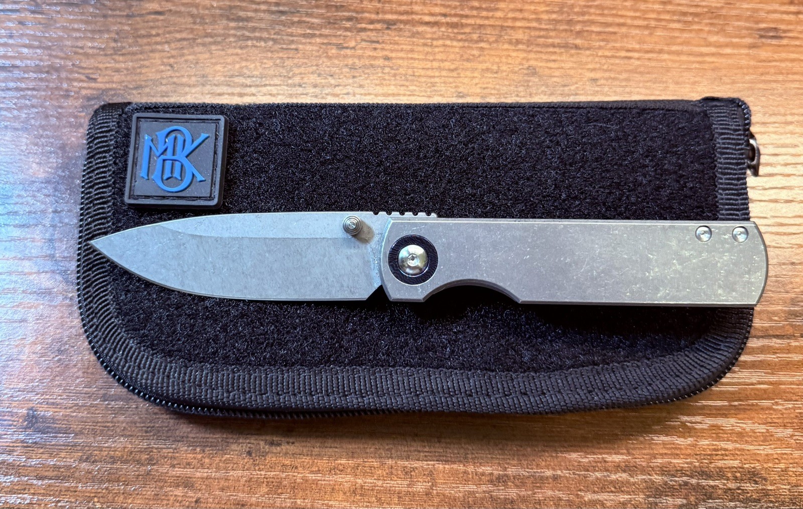Monterey Bay Knives Sea Otter V2 With Additional Timascus Pivot collars