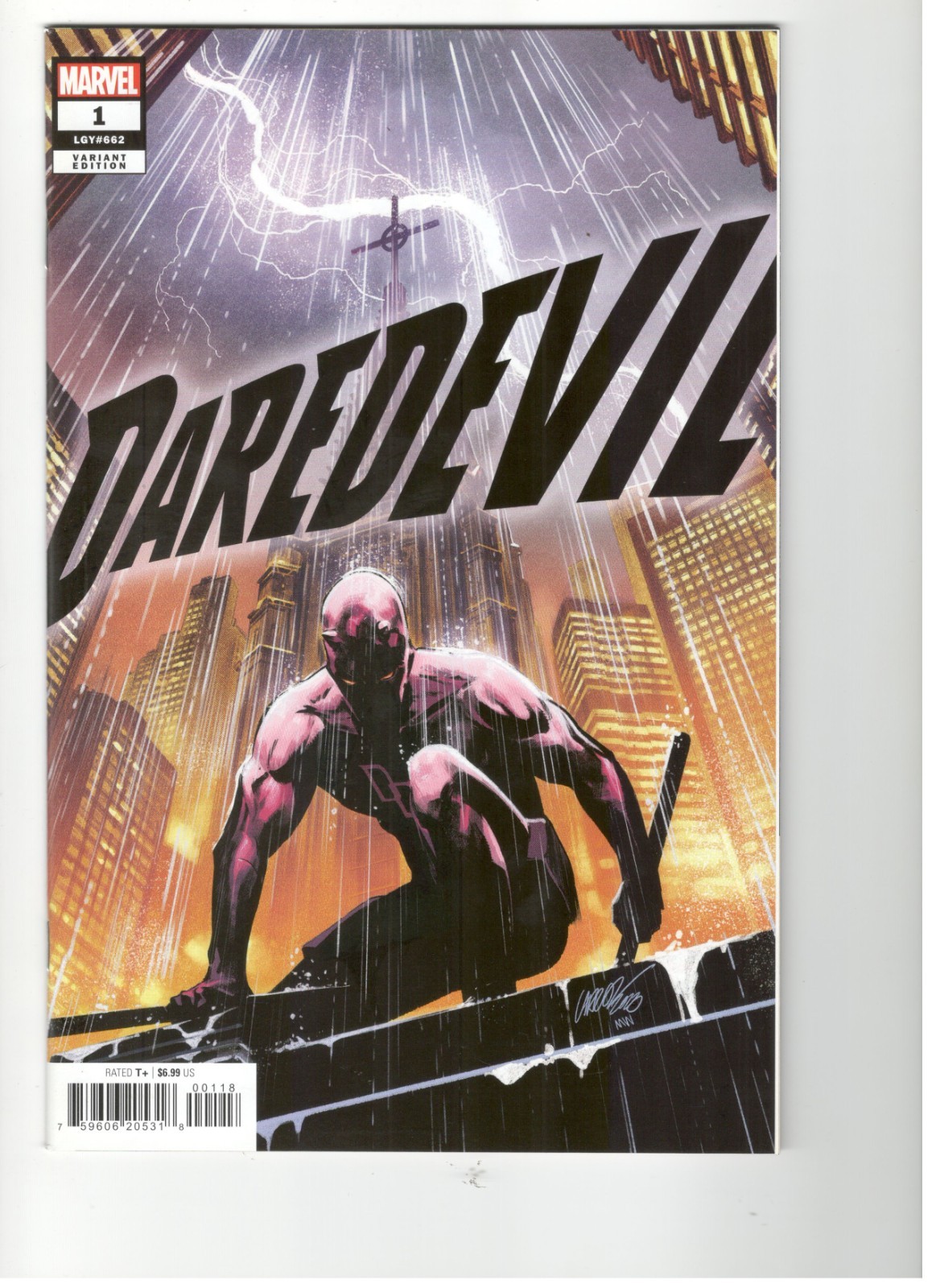 Daredevil #1 1:25 Pepe Larraz Incentive Variant