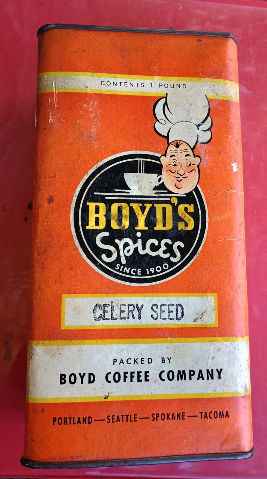 Rare Vintage Boyd’s Spices  Celery Seed