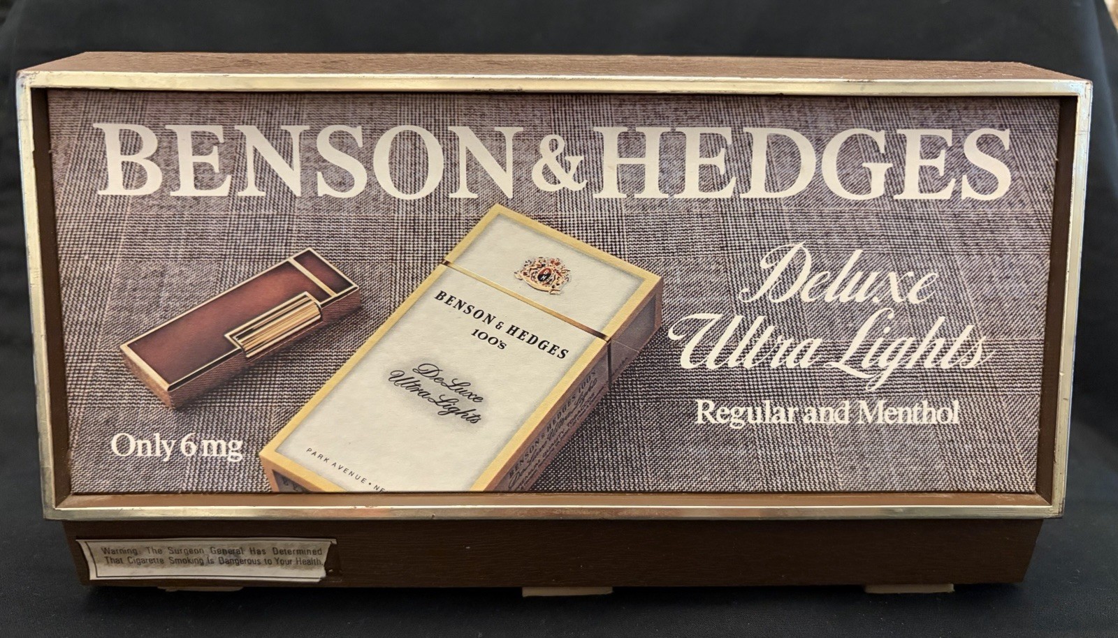 Vintage 1970S Cigarette Advertisement . BENSON & HEDGES. ￼