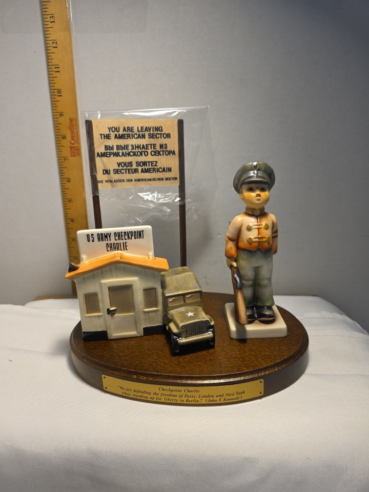 Hummel Goeble \'Checkpoint Charlie\' Figurine - Limited Edition MINT W/ Box 