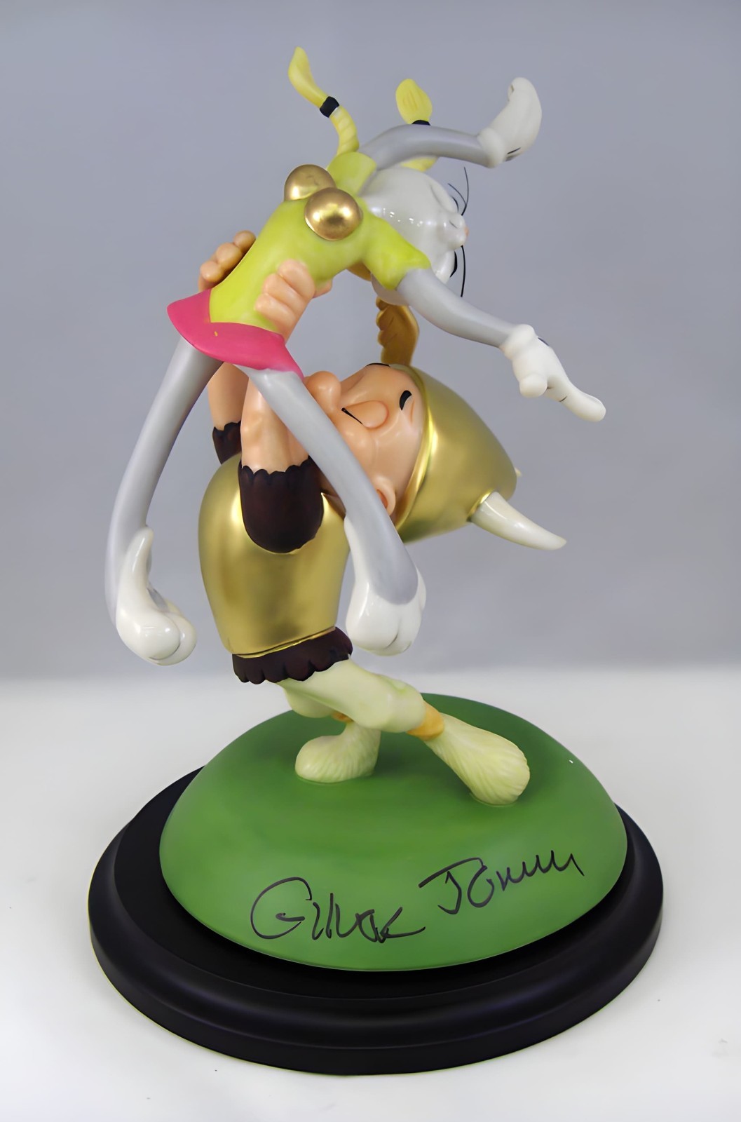 Looney Tunes Spotlight Bugs Bunny Paw De Deux Vintage Figure Complete W/ COA