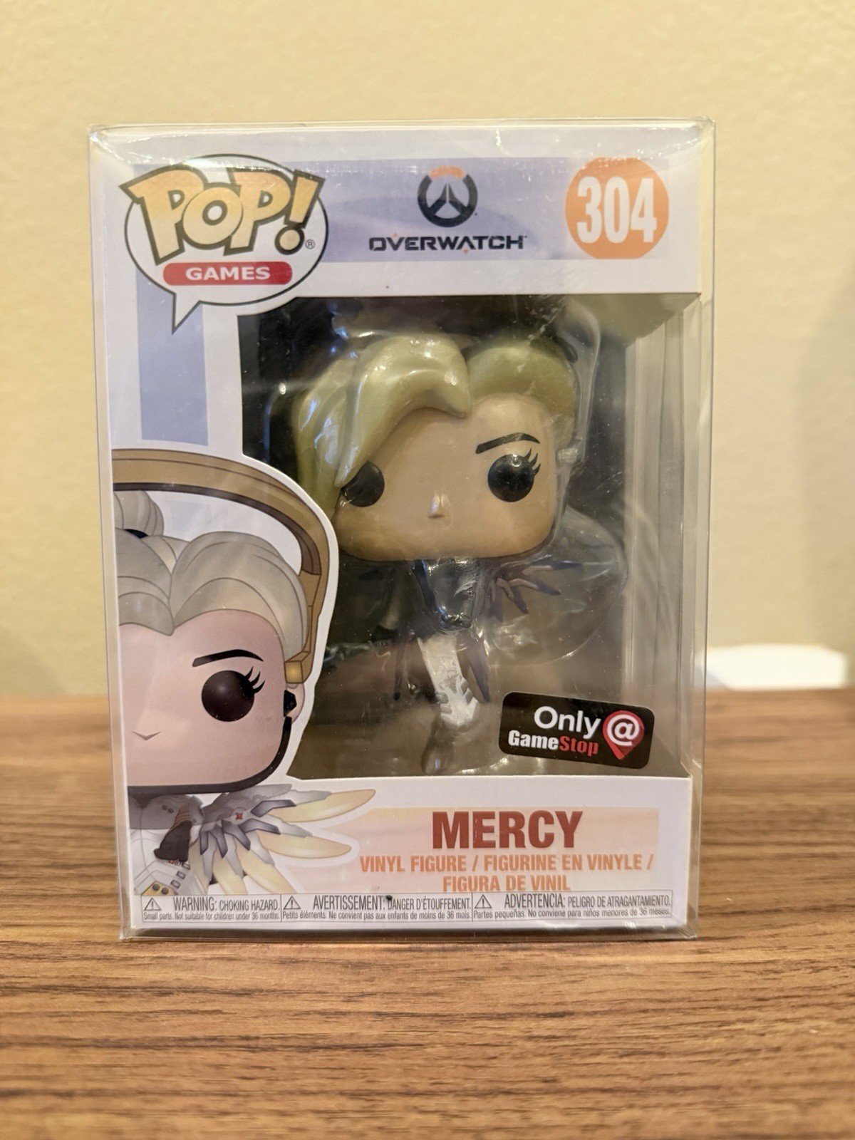 Funko Pop Games: Overwatch Mercy (Cobalt) GameStop Exclusive #304