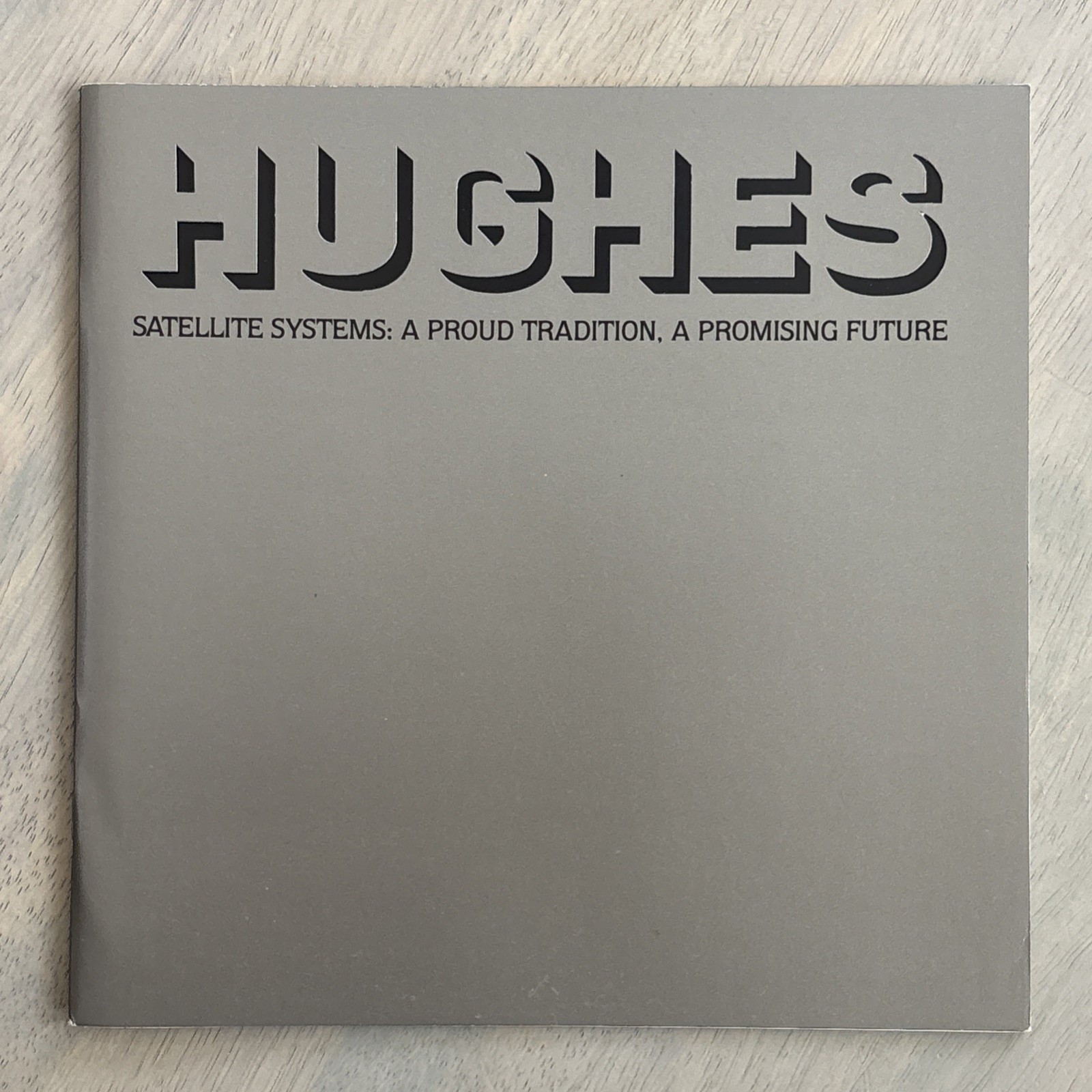 Very Rare Vintage 1982 Hughes Satellite Systems Brochure - excellent condition