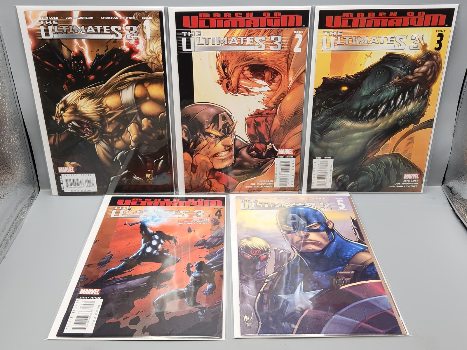 Ultimates 3 #1,2,3,4,5 Complete Series Marvel Comics 2008 /  