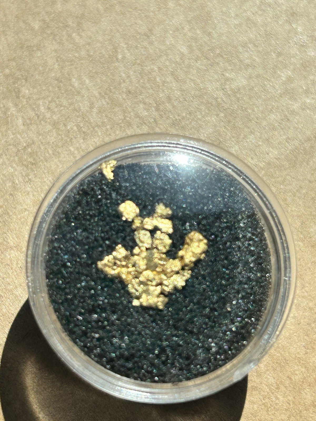 Crystallized Native gold Specimen -Colorado, USA-0.506 Grams/Crystal Cluster