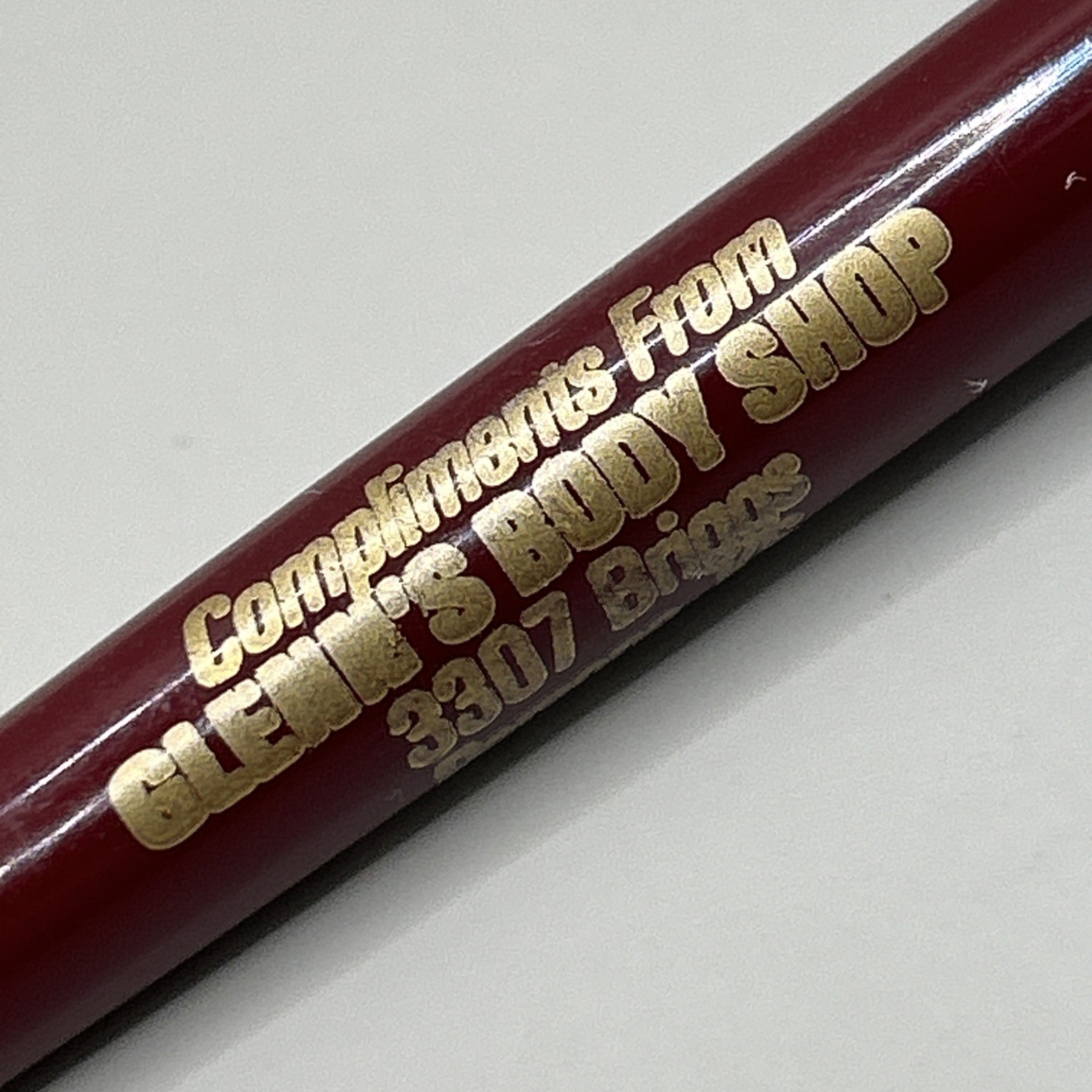 VTG Ballpoint Pen GLENN'S BODY SHOP Parsons KS Kansas