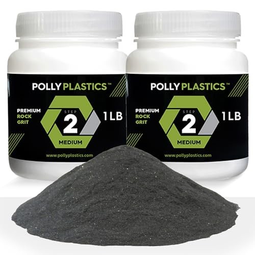 Rock Tumbler Grit Refill, Medium 220 Silicon Carbide, 2 Pack, 2 Lb Total