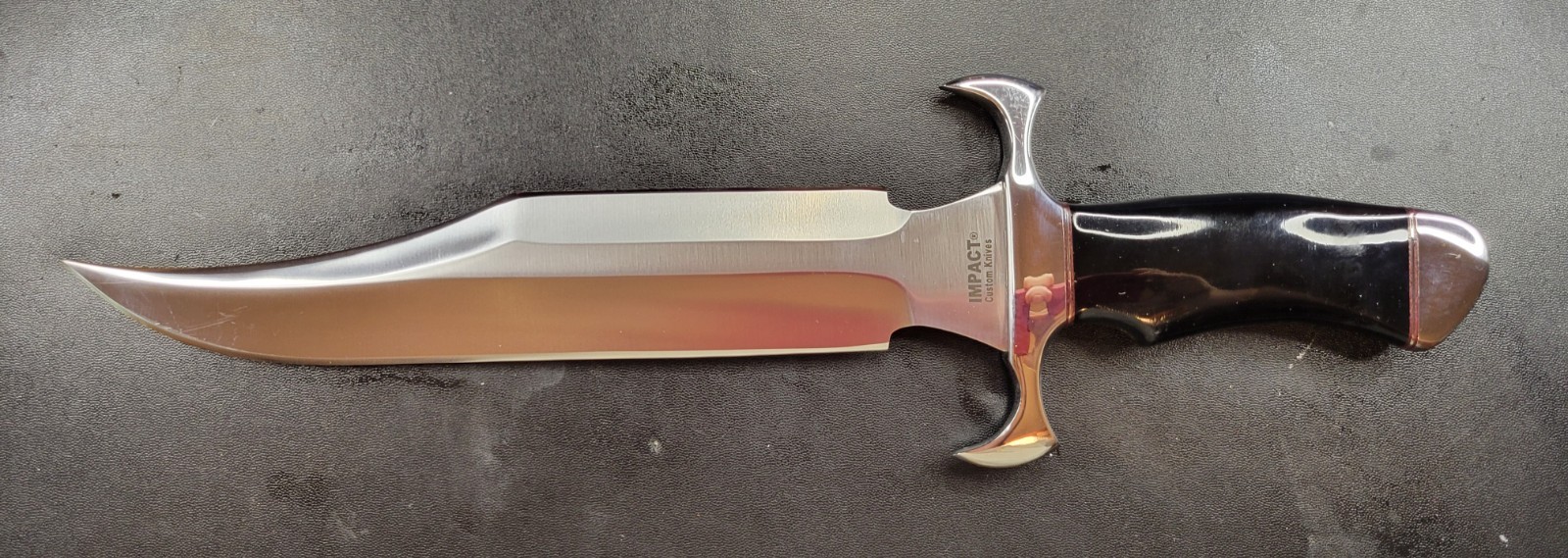 Impact Cutlery Custom D2 Steel Tactical Combat Bowie Knife Buffalo Horn- 2569
