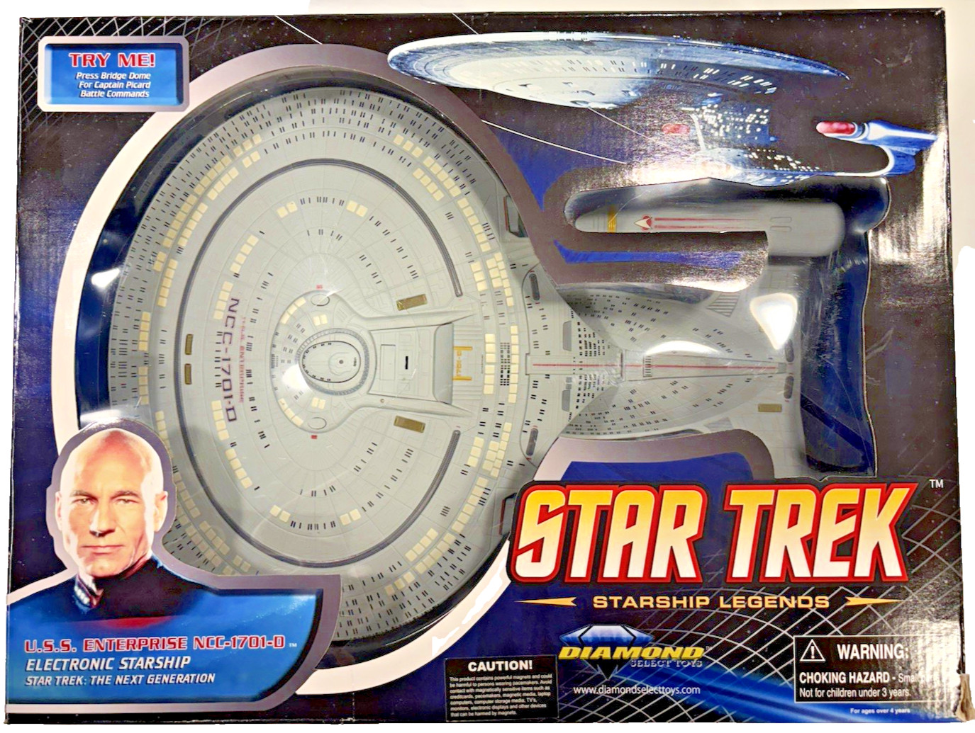 Diamond Select Toys Star Trek TNG U.S.S. Enterprise NCC-1701-D Space Ship