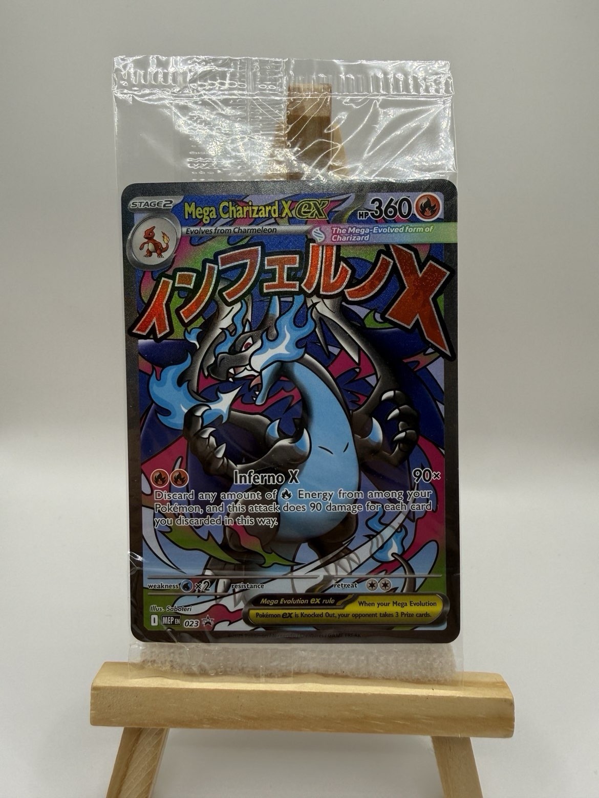 Pokémon Mega Charizard UPC Promo Card Sealed Mint Condition