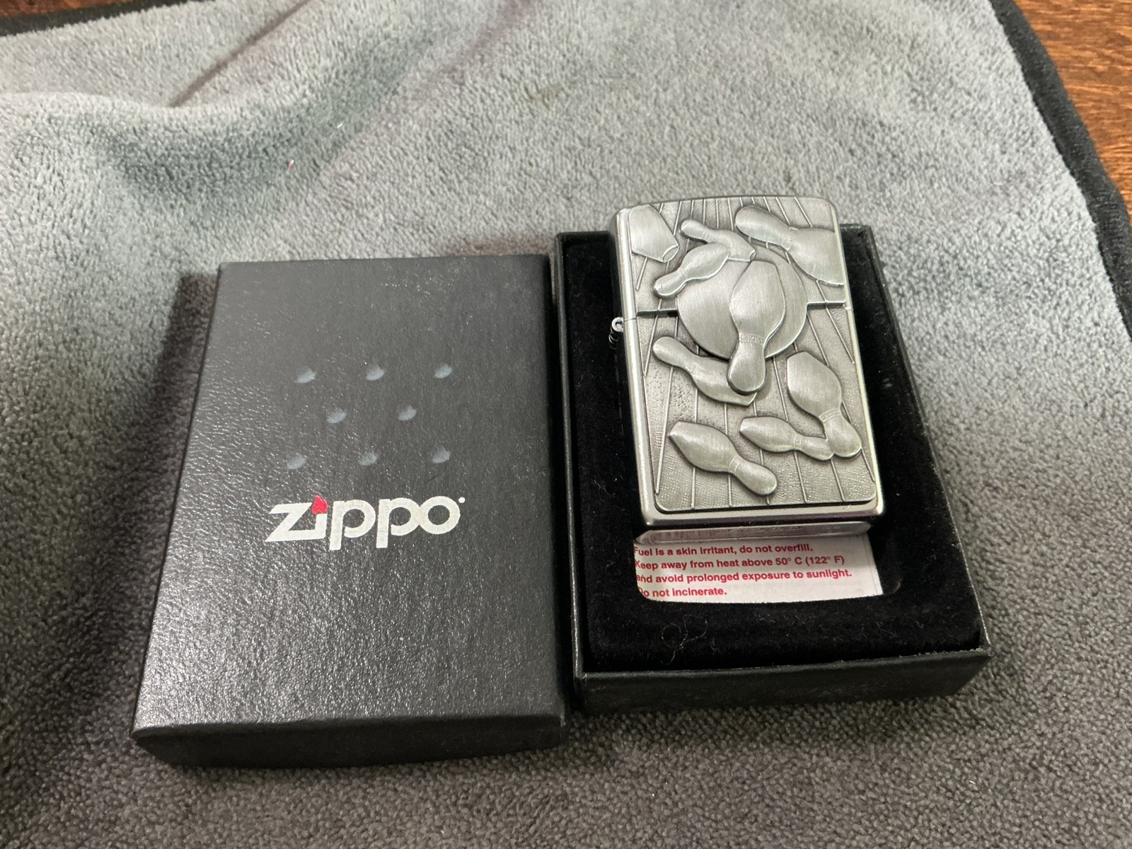 Vintage 2006 Zippo Bowling Lighter Unfired
