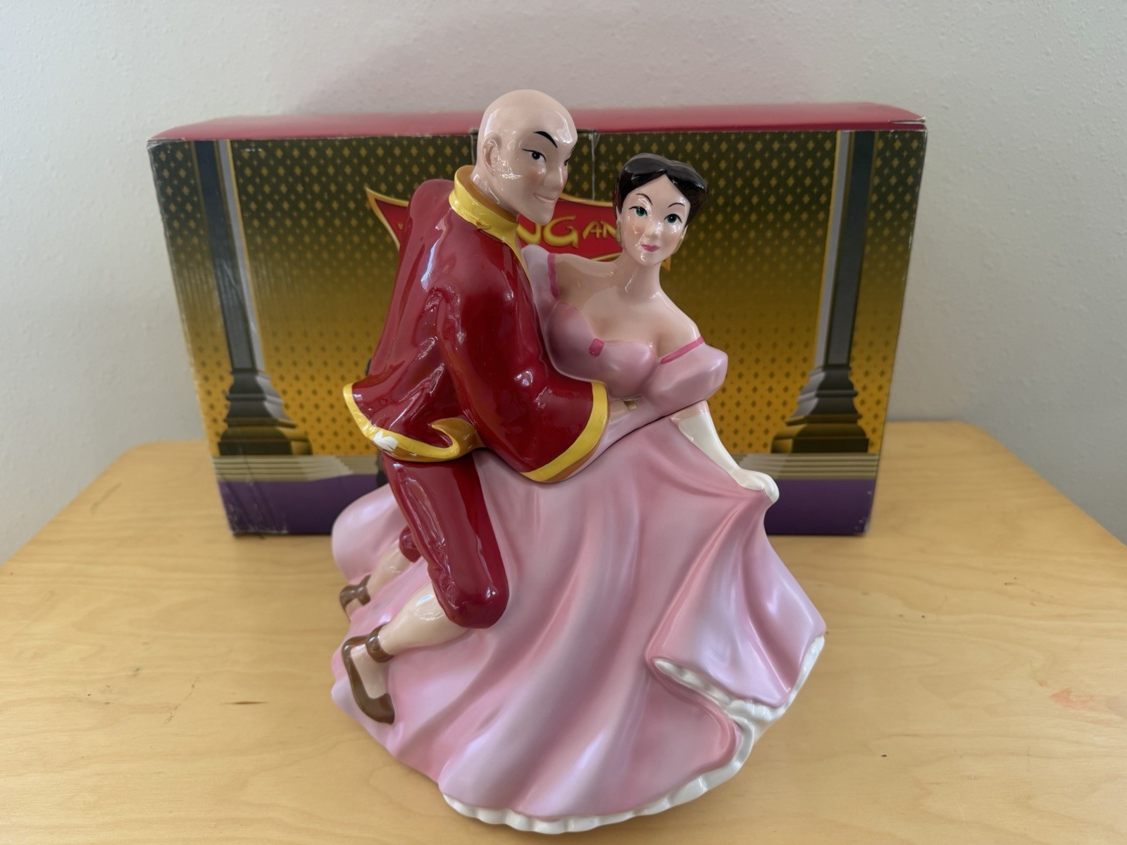 1998 Warner Bros King and I Cookie Jar IN BOX See Description