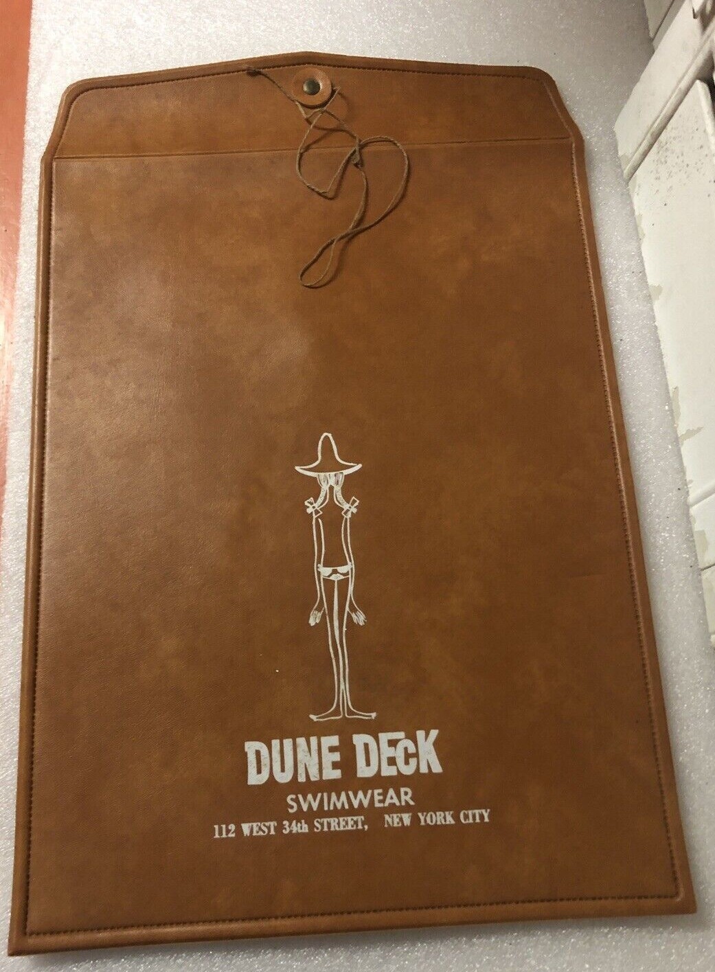 Vtg 1960s-70s DUNE DECK SWIMWEAR advertising vinyl salesman\'s portfolio bikini 