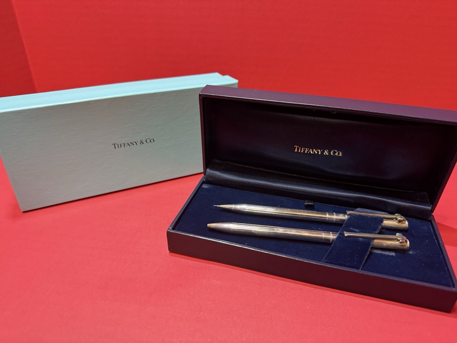 Authentic TIFFANY & CO. GERMANY Sterling 925 Ballpoint Pen & Pencil NIB