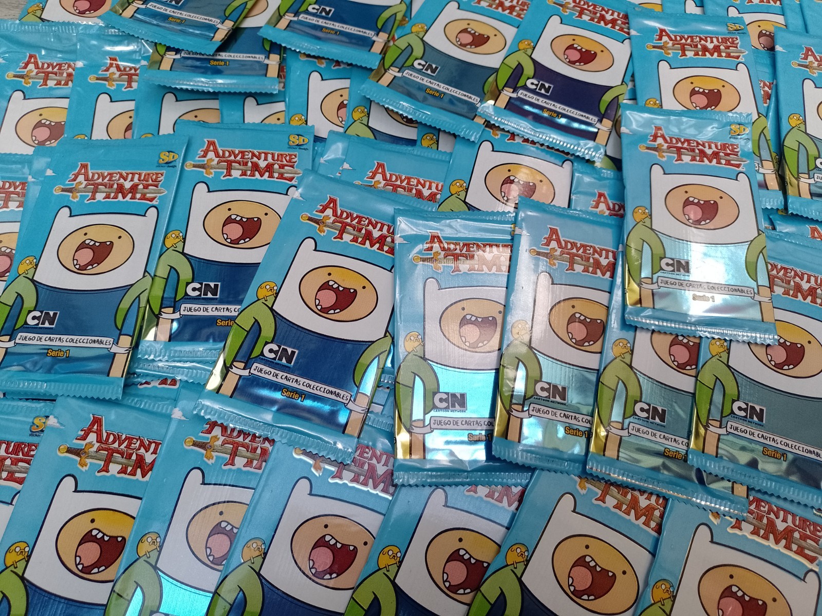 Adventure Time Cartoon Network Argentina RARE 100 Closed Packs(500 T. Cards)