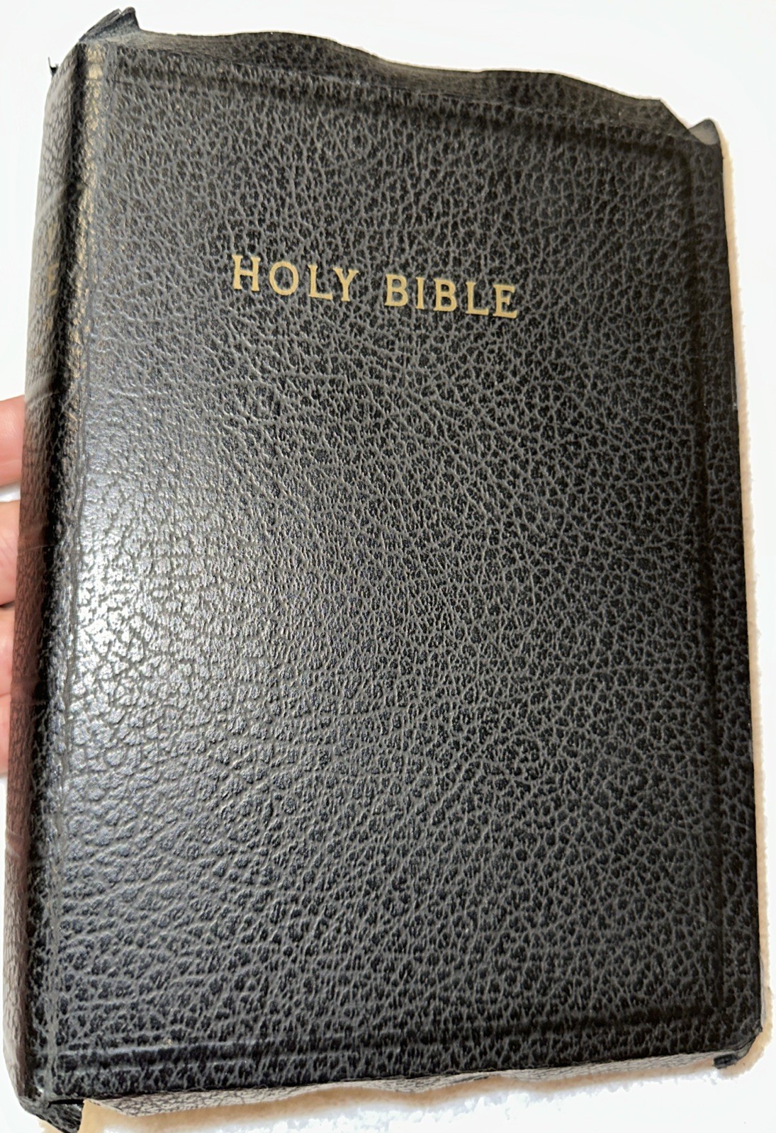 Vtg 1960’s Holy Bible Red Letter Edition 
