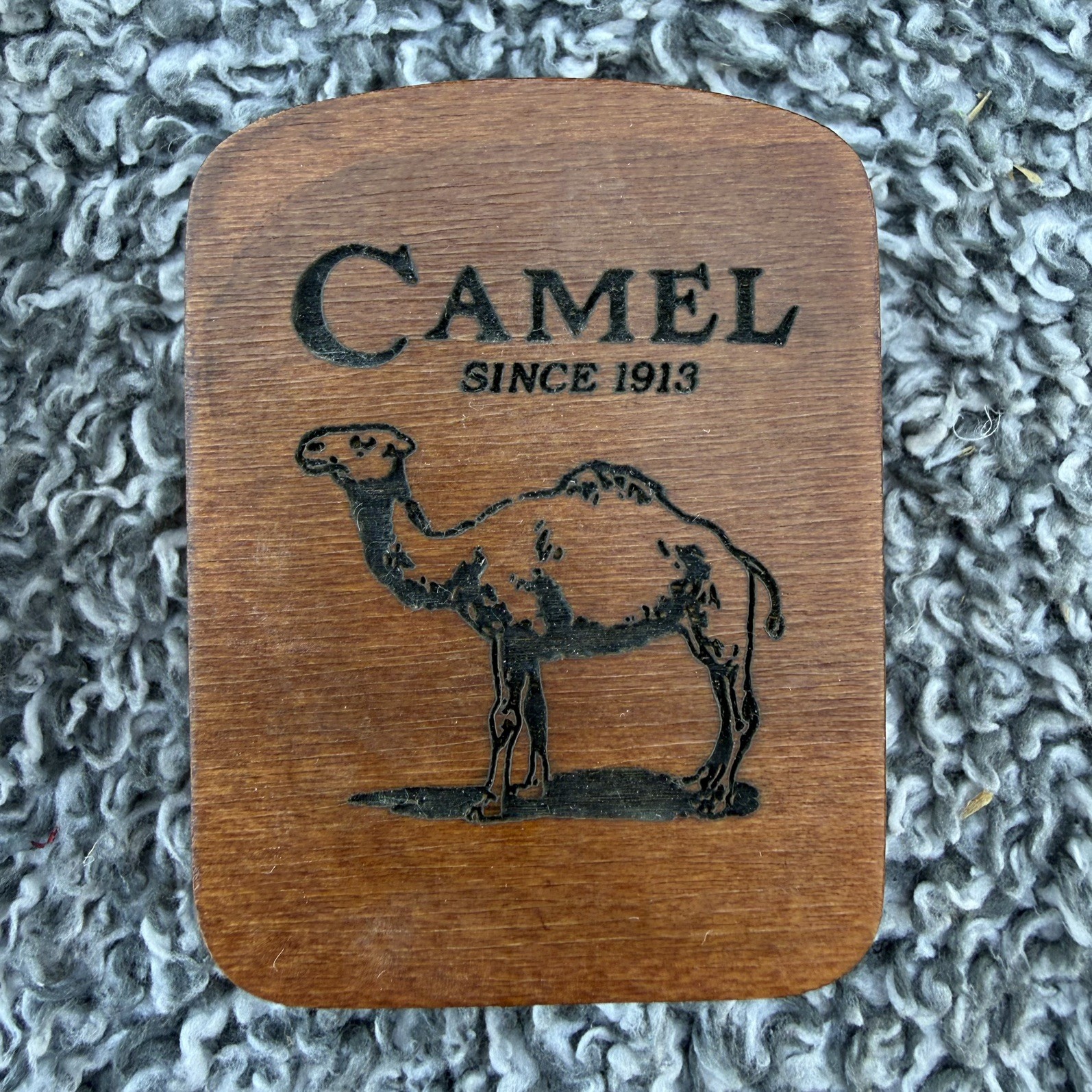Classic Antique Camel Zippo Lighter- NEW IN CAMEL WOODEN BOX 