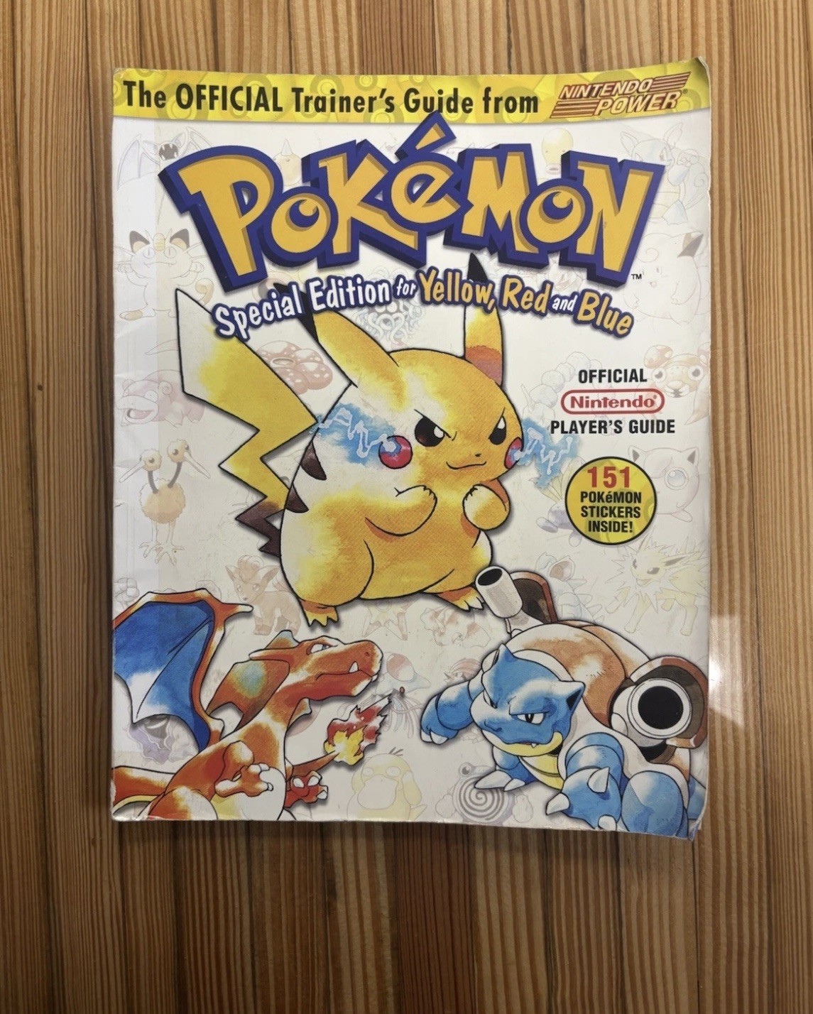 Vintage 1999 Pokemon Special Edition Yellow Red Blue Official Nintendo Guide