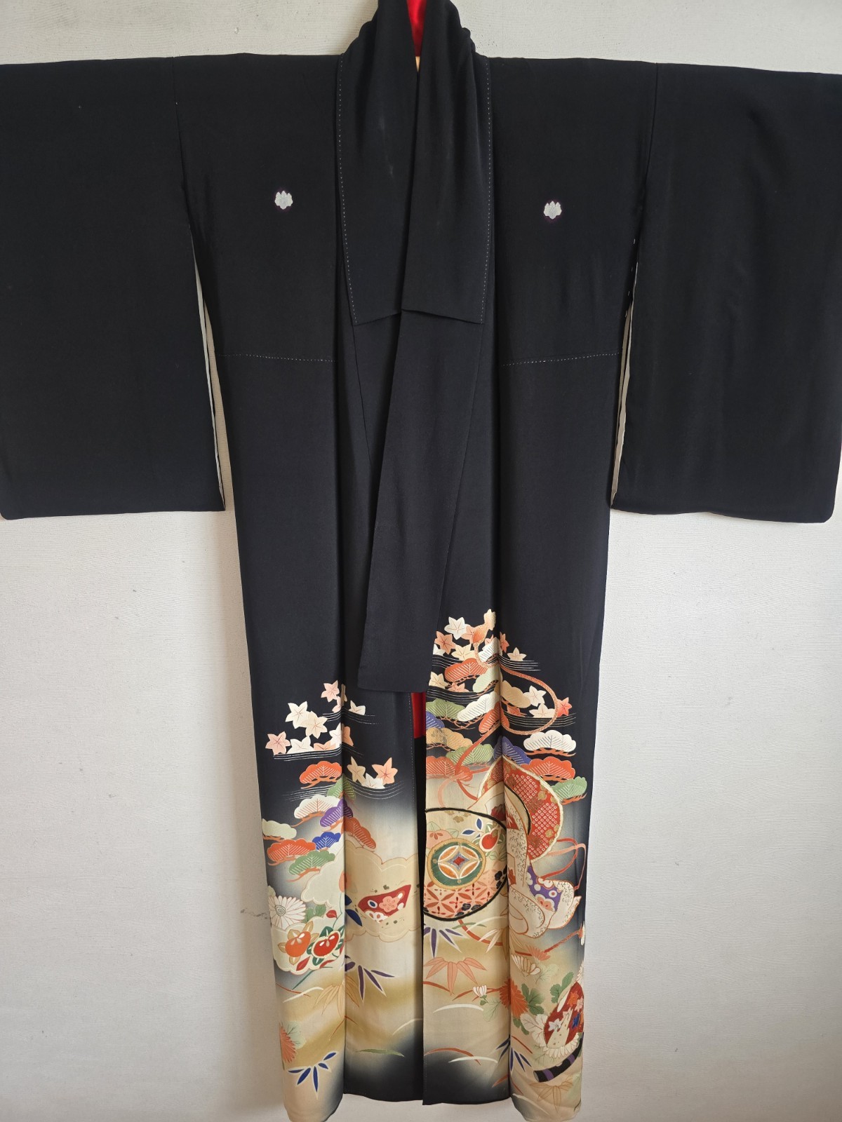 1930s ,Antique Japanese Silk Kimono , gown, Dressing,Lingerie, Nightwear,141
