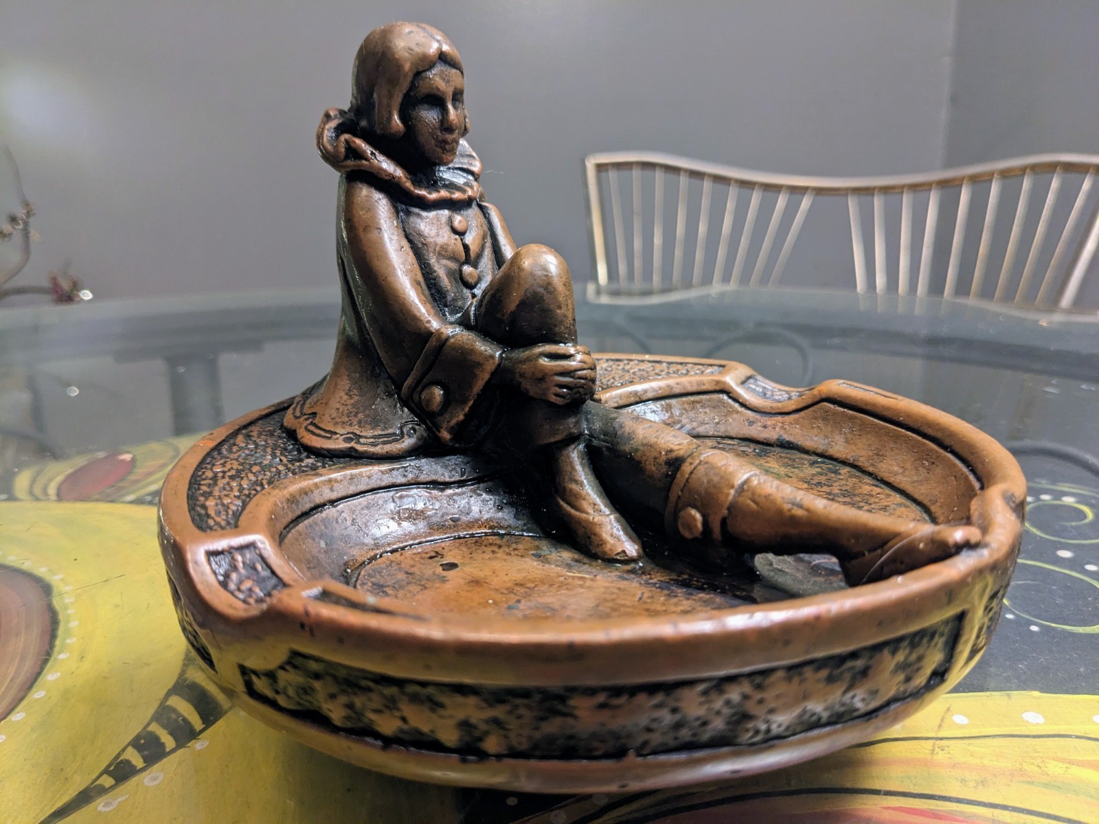 Antique 1920s-1930s Art Deco bronze \