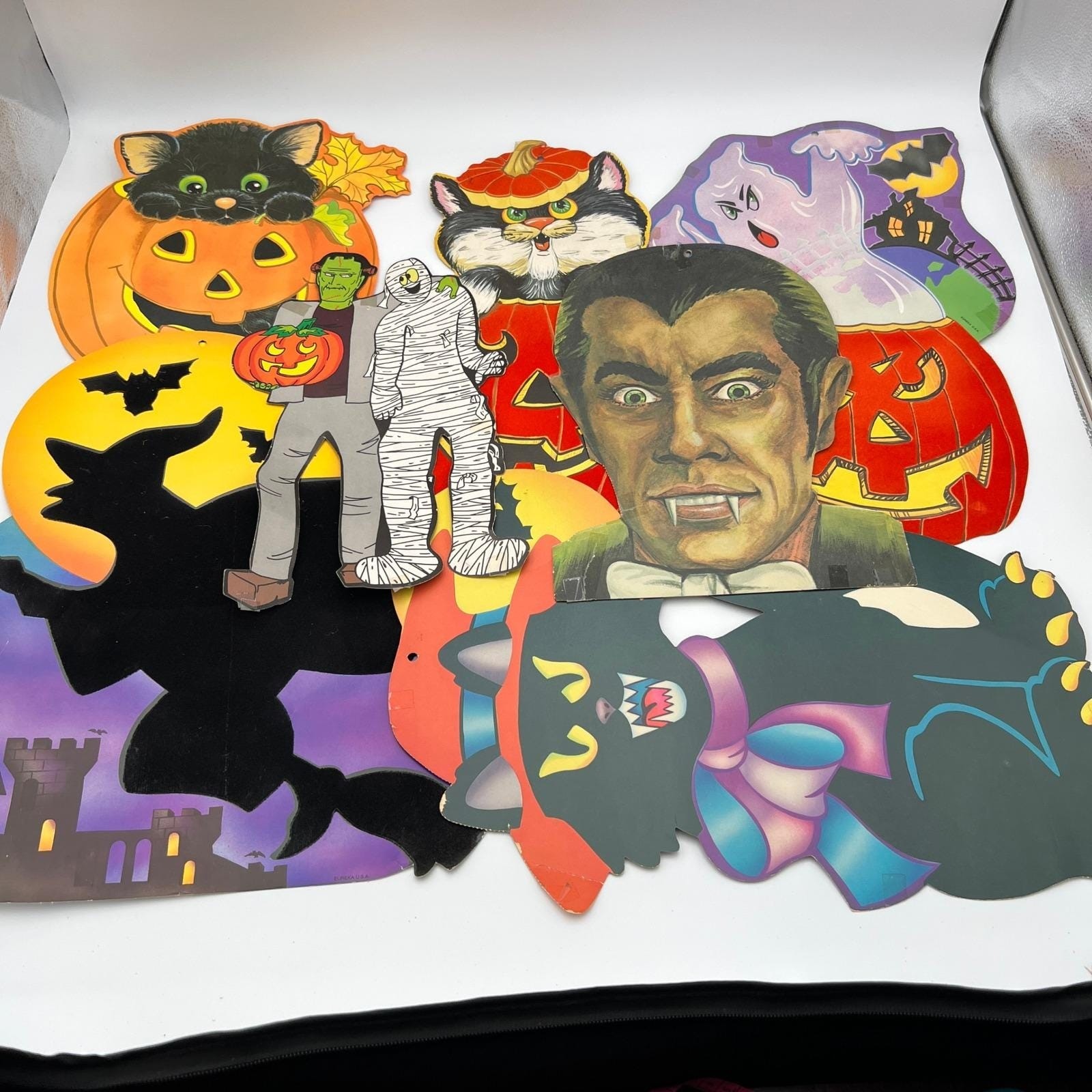 Eureka Dennison Vintage Halloween Die Cut Lot 80s Whimsigoth