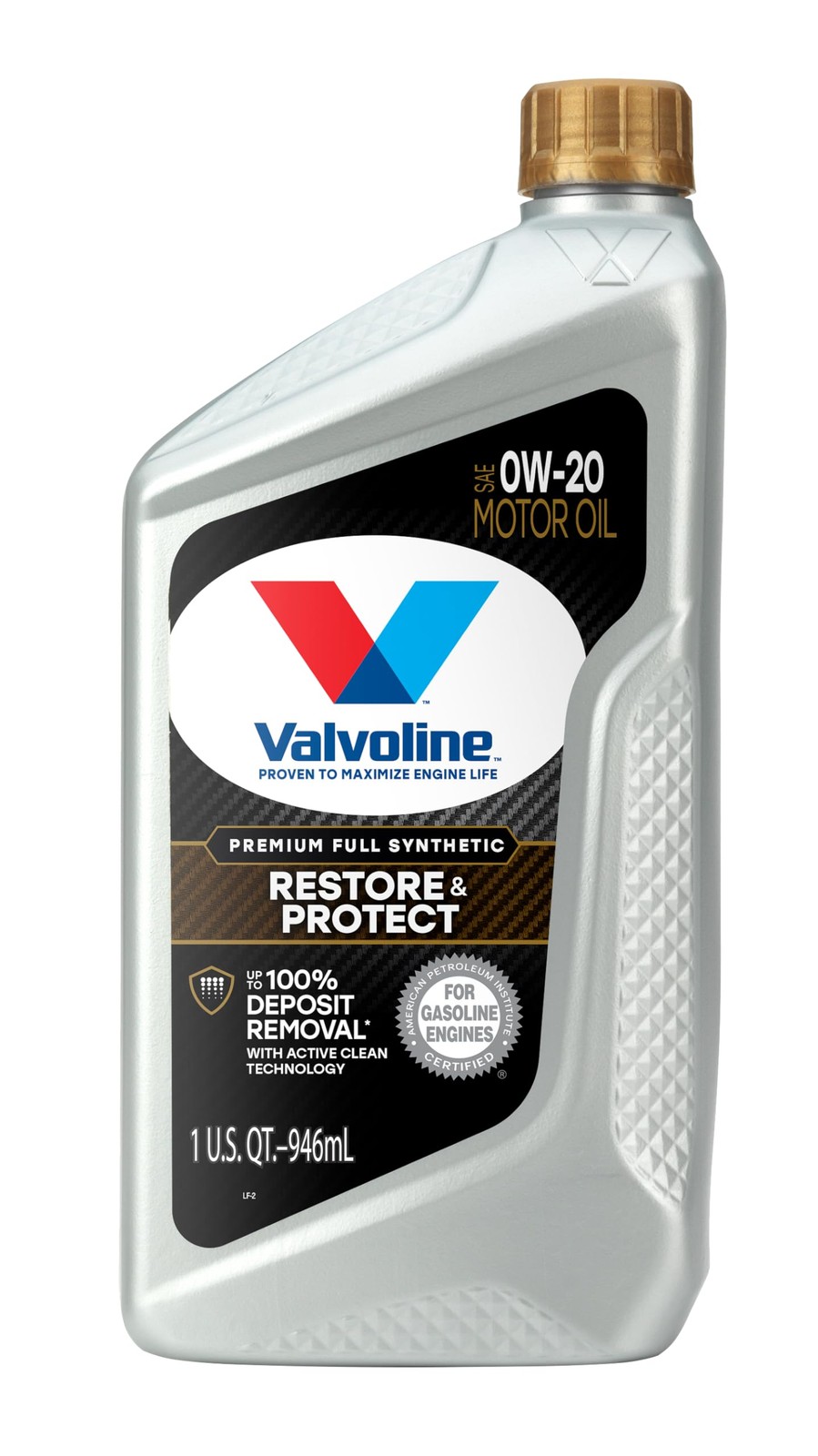 Valvoline Restore Protect Full Synthetic Motor Oil 1 QT for Clean Engines