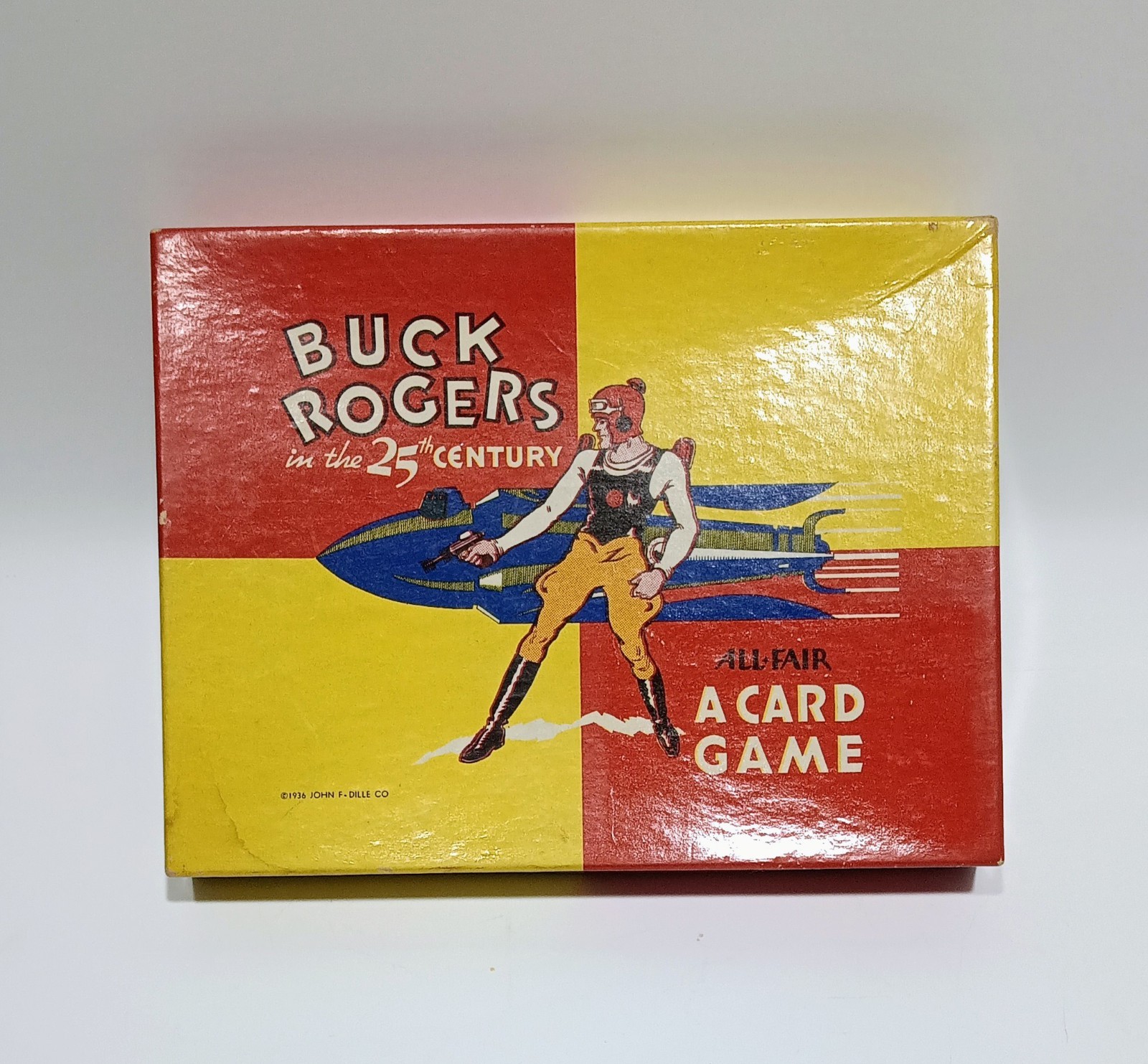 1936 BUCK ROGERS 25TH CENTURY ALL FAIR CARD GAME BOX ONLY NO CARDS