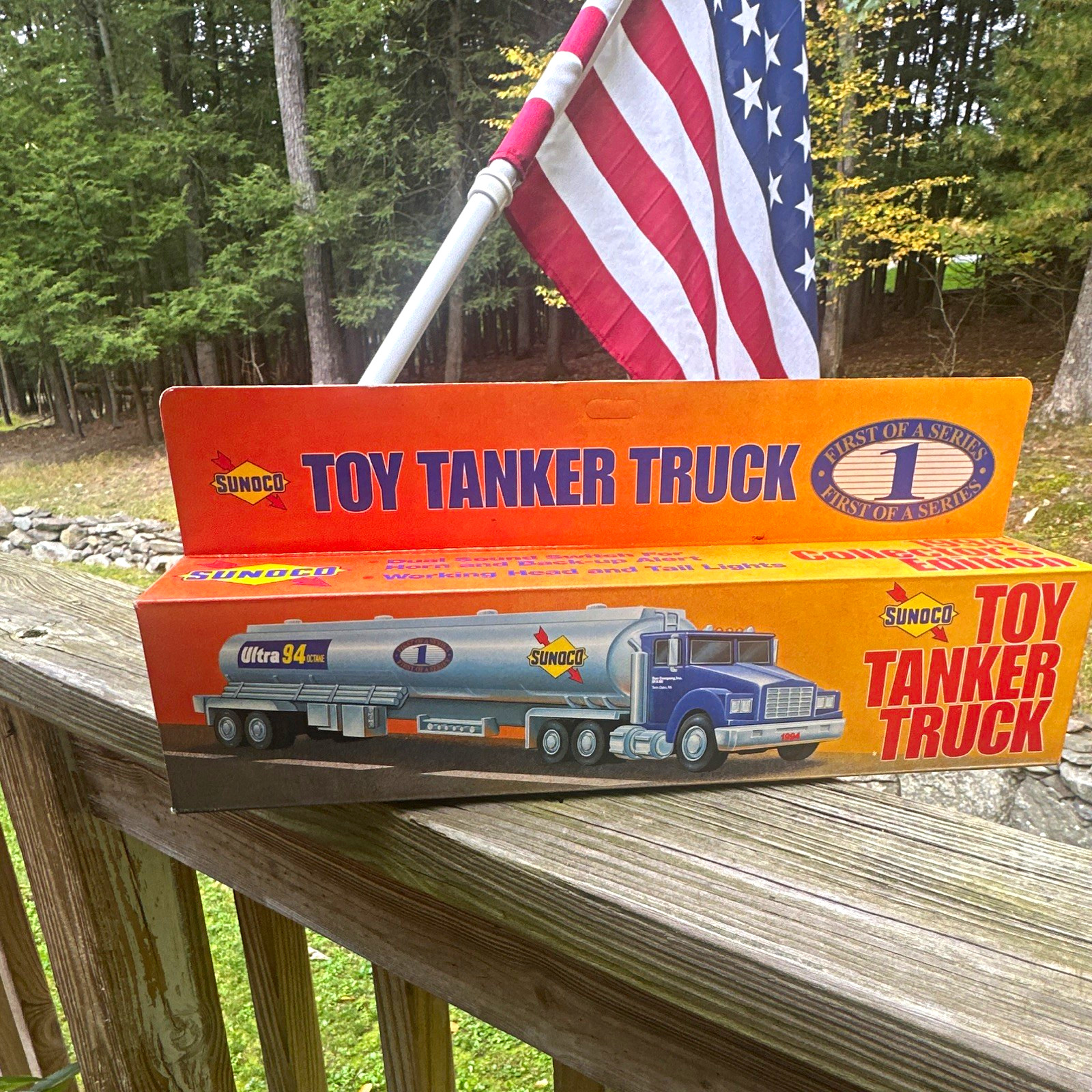 Vintage 1994 Sunoco Toy Tanker Truck - New In Box (Series 1)
