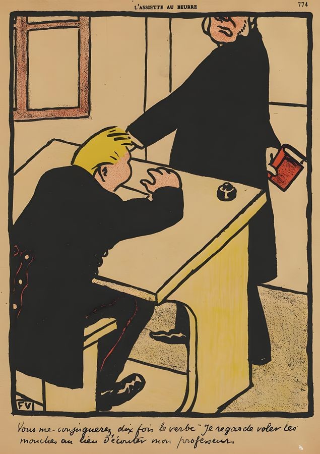 L'Assiette au Beurre Poster - French Satirical Print - 24x36