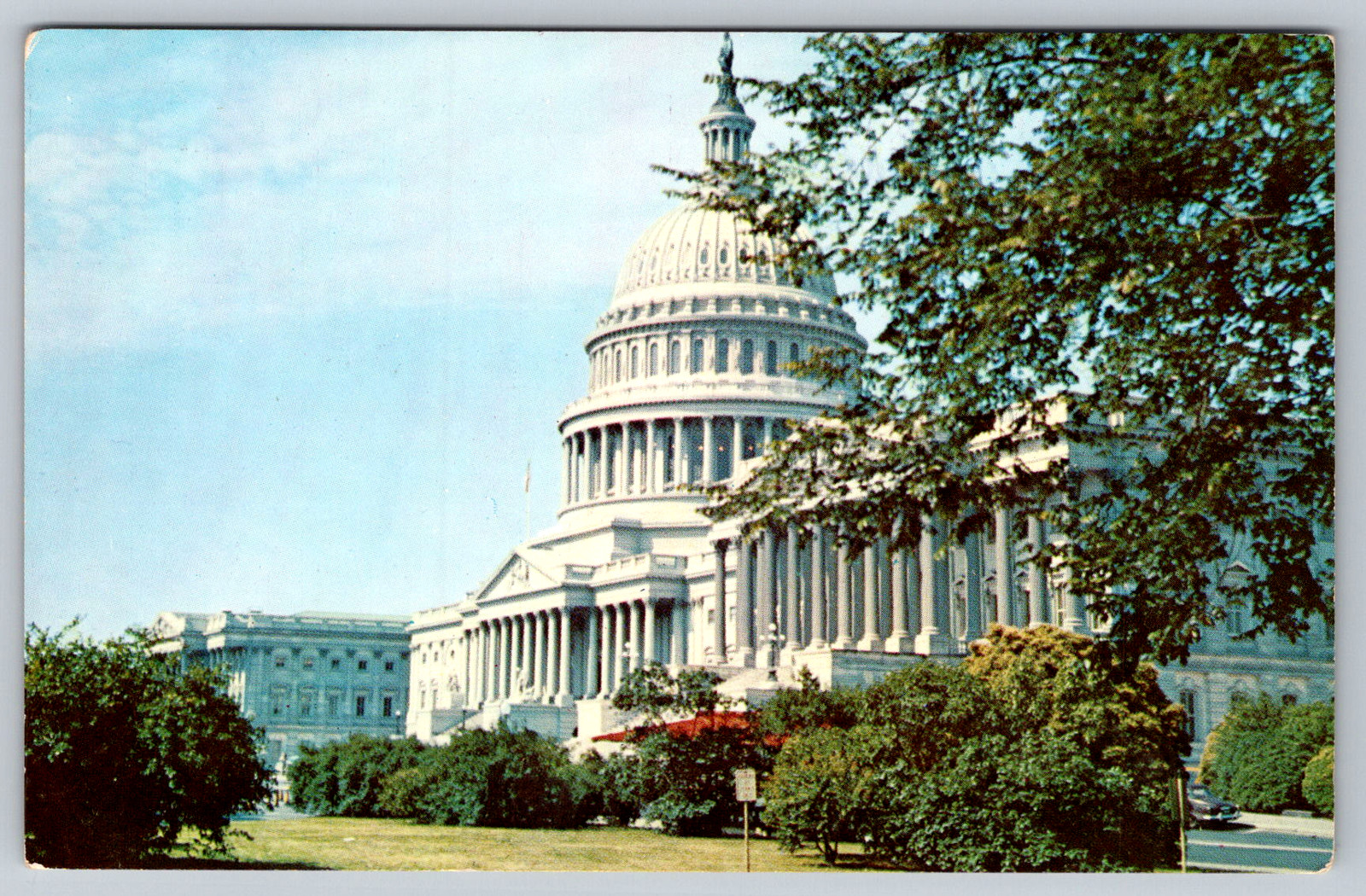 c1960s US Capitol Washington DC Stately Building Chrome Postcard