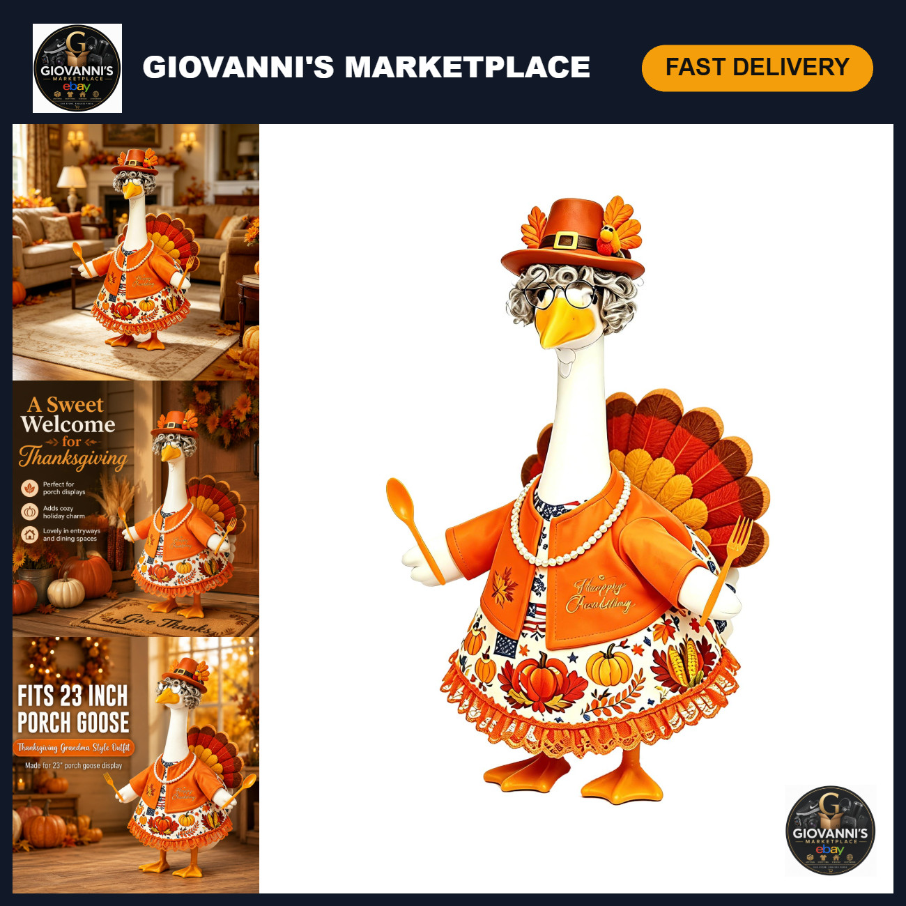 Thanksgiving Turkey & Goose Outfit 23\
