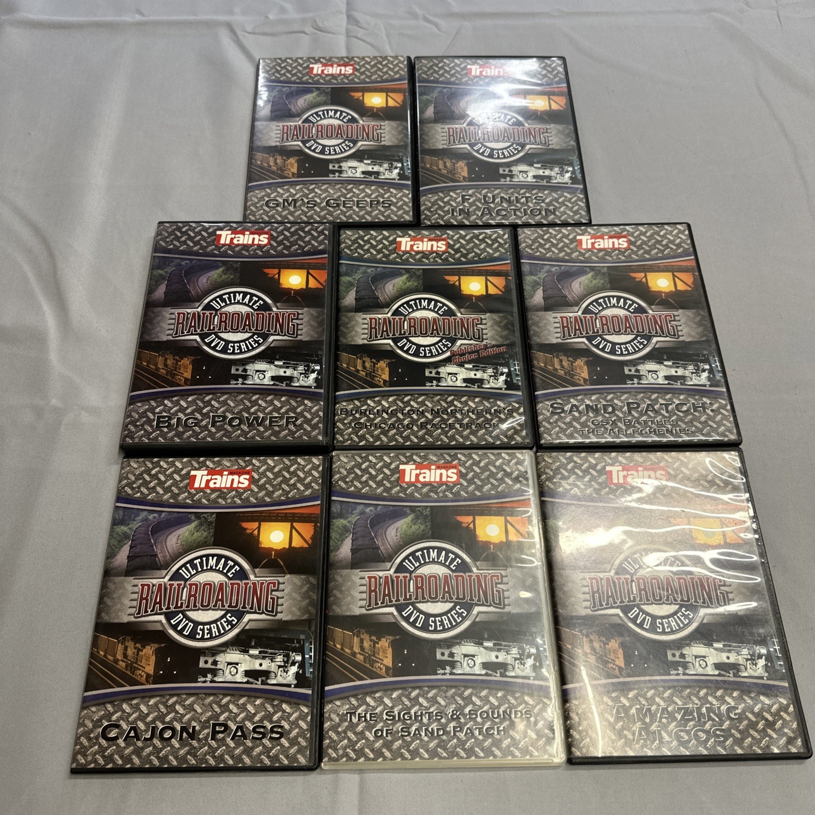Lot Of 8 Ultimate Railroading DVD Series - Trains Magazine