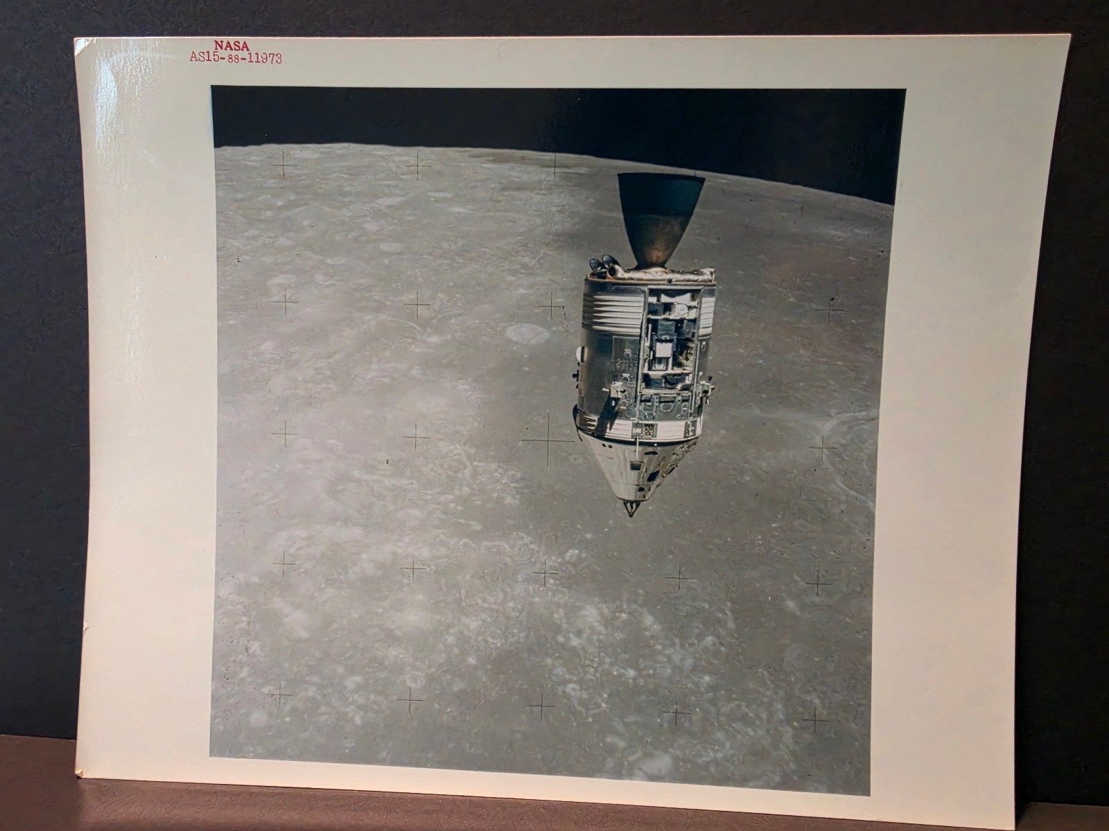 NASA Apollo 15 “Red Number” Type I, Image AS15-88-11973, 8x10