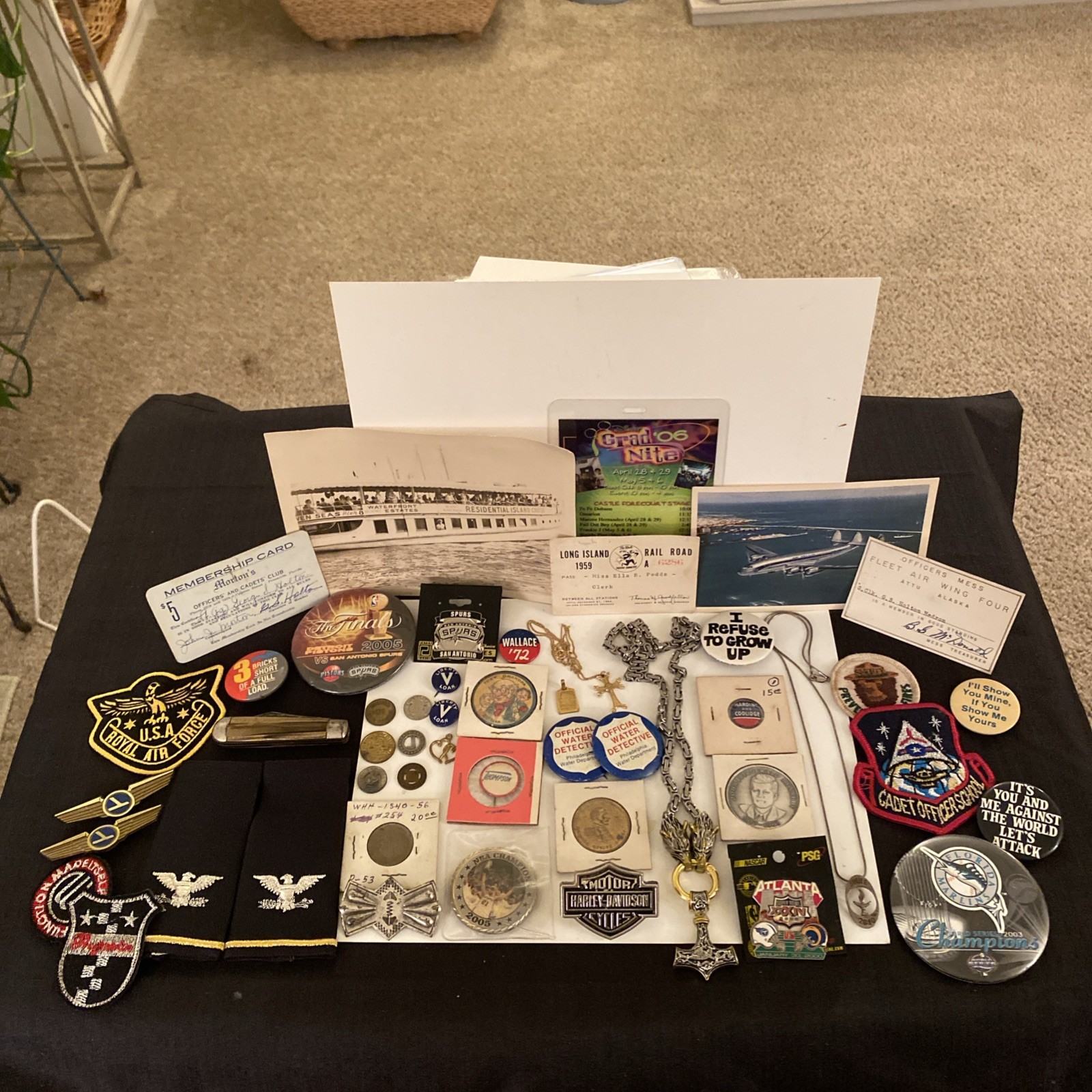 VINTAGE JUNK DRAWER LOT GOLD, SILVER