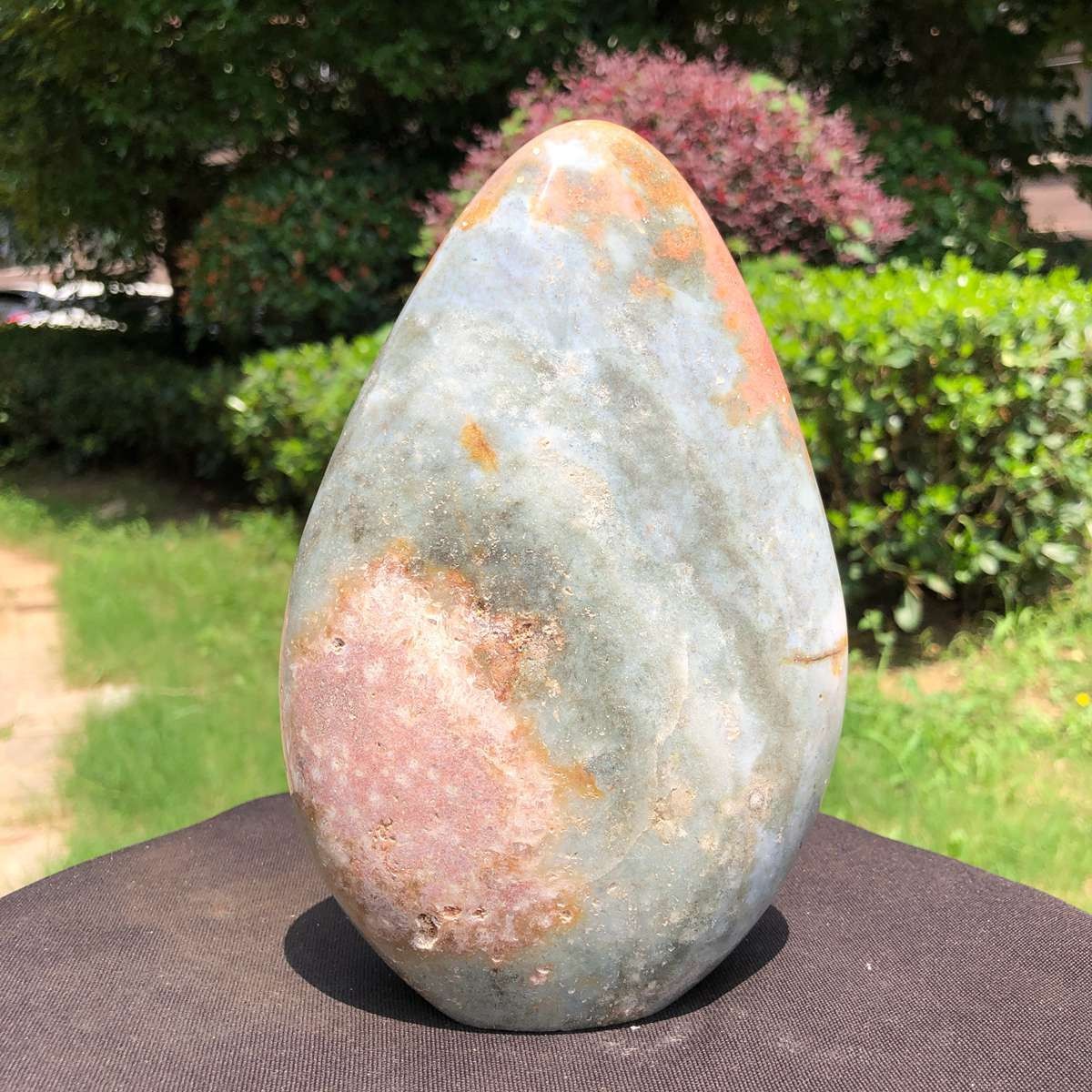 3.54LB Large Natural Ocean Jasper Ornament Specimen Quartz Crystal Healing 6526