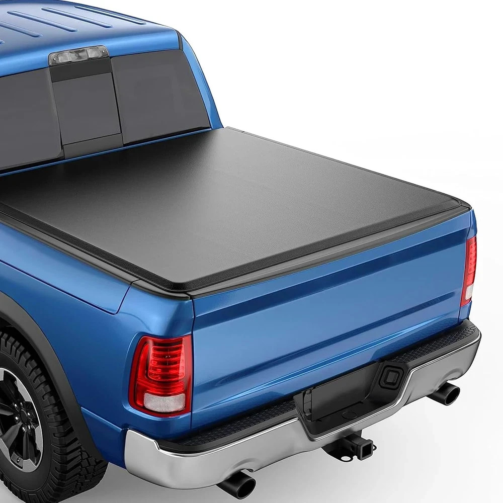 6.5FT Soft Roll up Pickup Truck Bed Tonneau Cover for 2015-2026 Ford F-150 Fleet