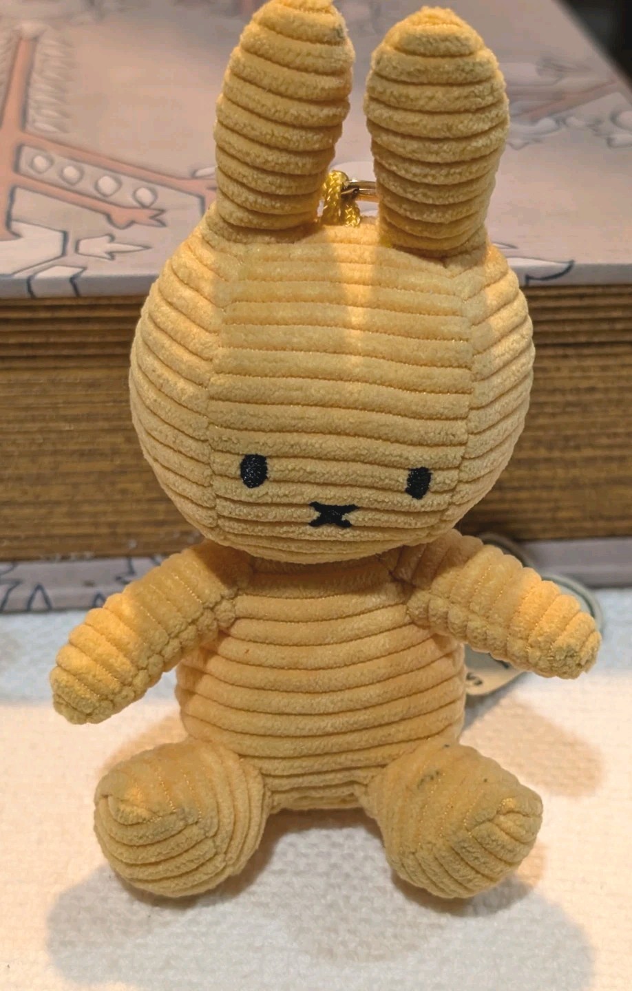 Miffy Keychain Corduroy Brown 4