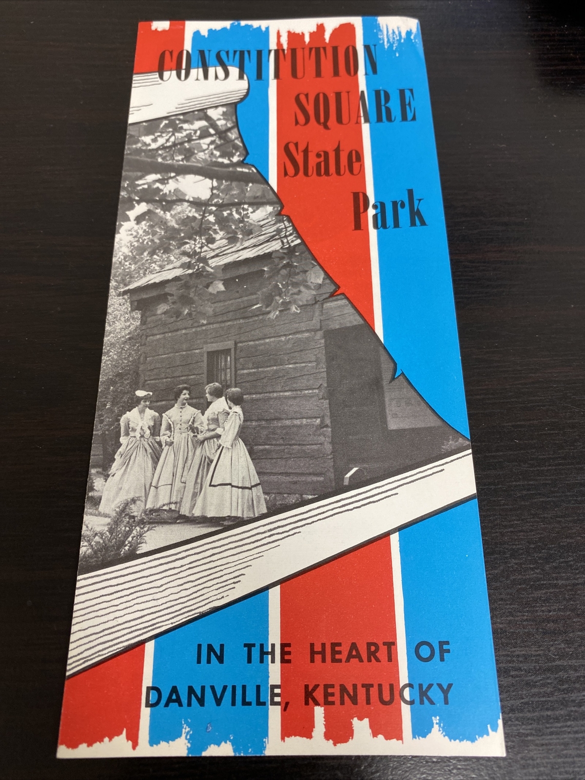 Constitution Square state park vintage brochure Kentucky ww