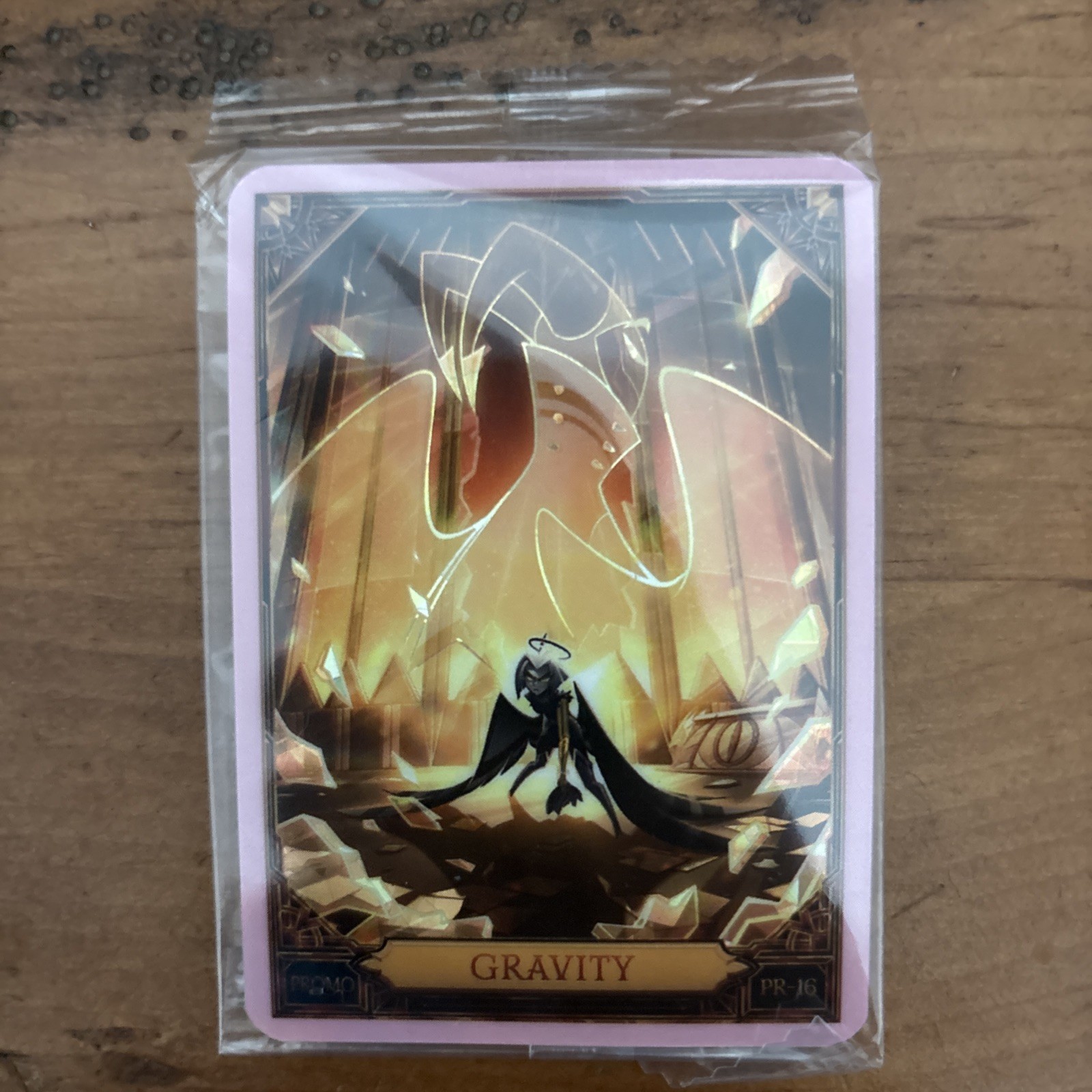 Hazbin Hotel Trading Cards Gravity Cracked Ice Promo Card PR-16