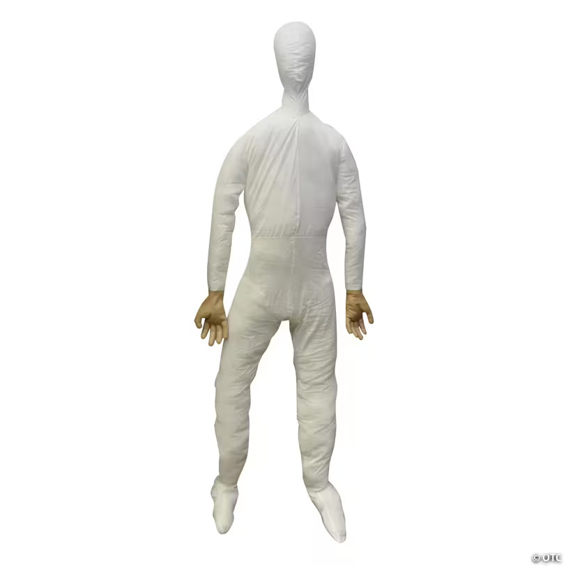 6 Ft. Life-Sized White Dummy with Hands Halloween Decoration VA236