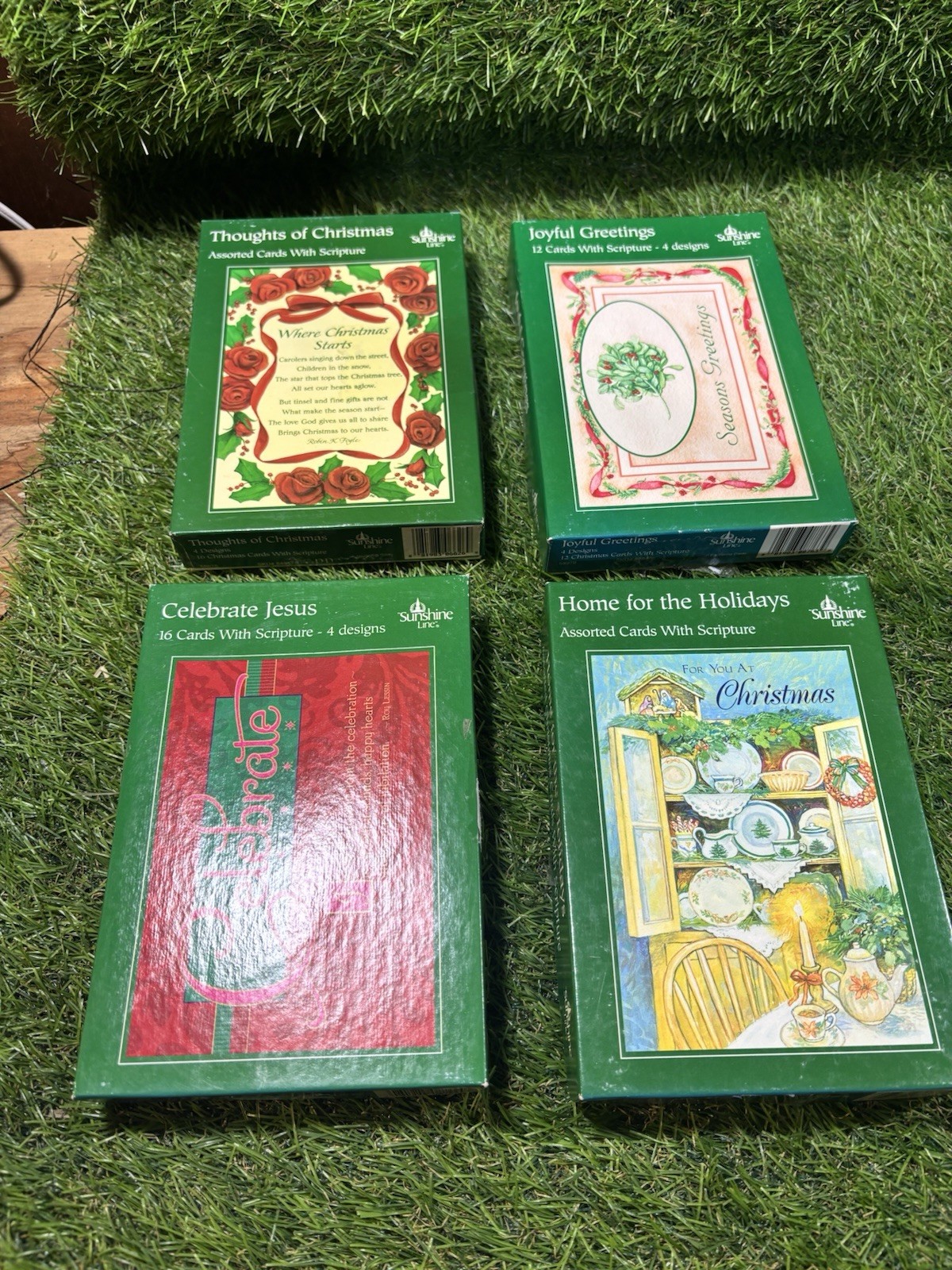 Vintage Sunshine Line Christmas Cards 60 Total