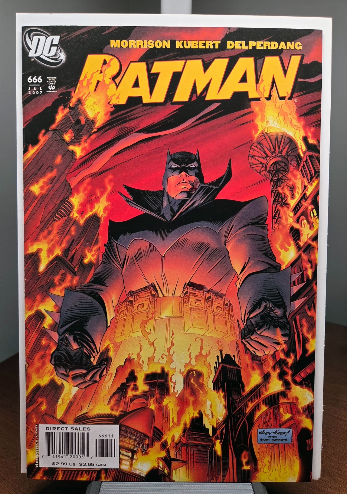 Batman #666 | DC Comics 2007 | 1st Damian Wayne as Batman | Direct Andy Kubert
