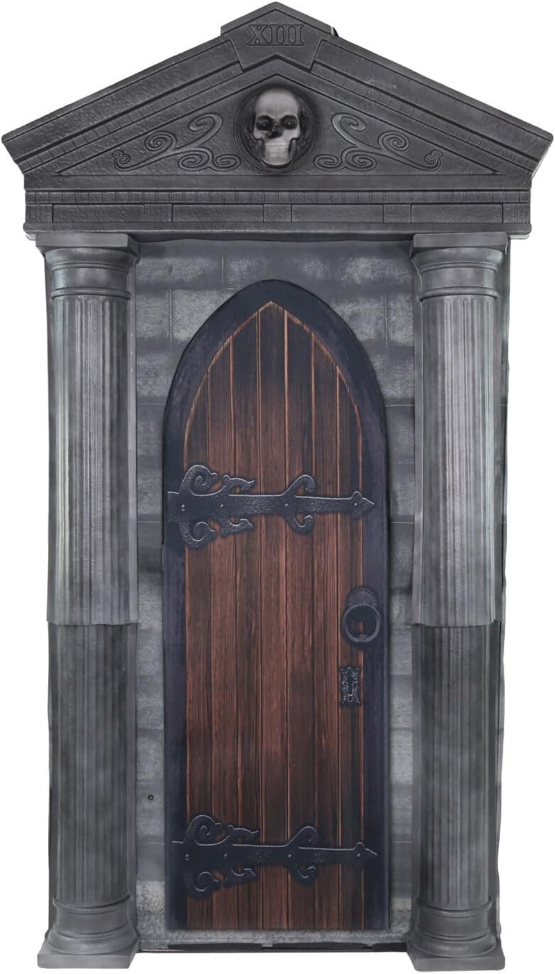Haunted Hill Farm 6.7-Ft. Motion-Activated Animatronic Mausoleum by Tekky