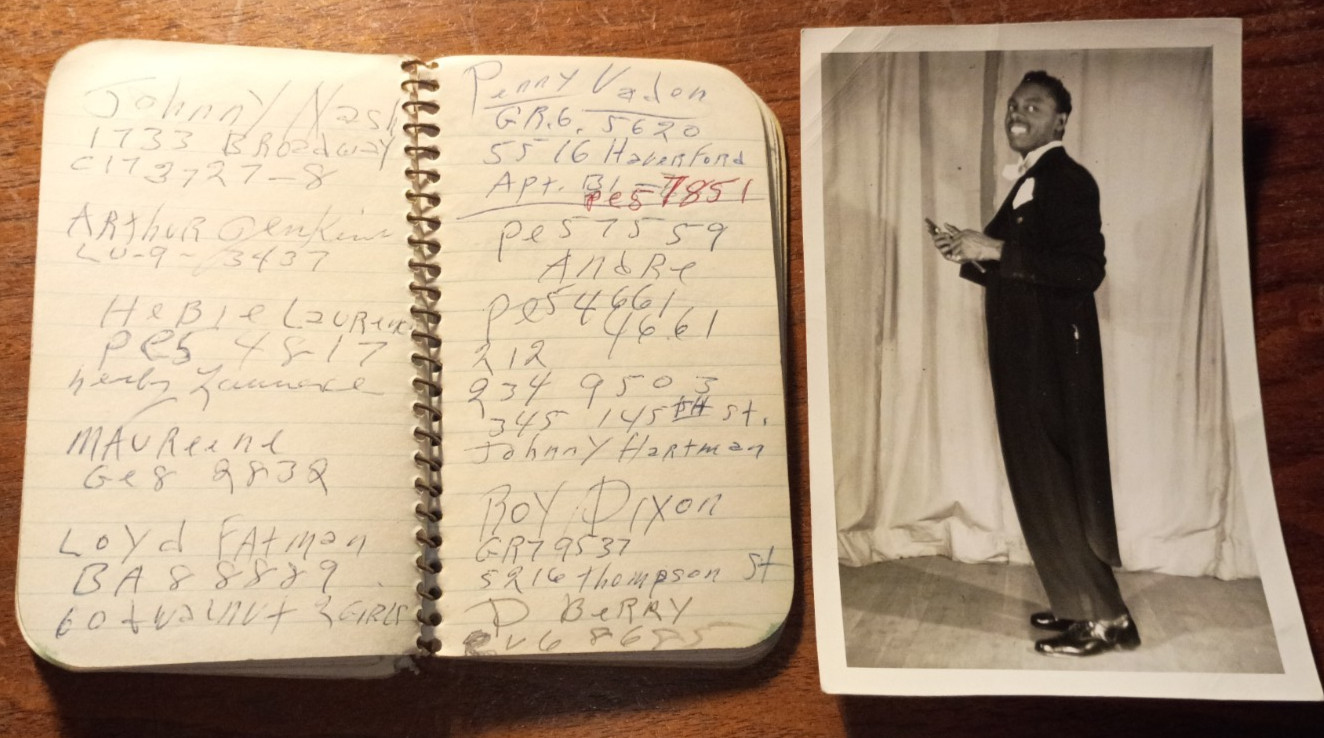 1960s Pinkney Roberts Jazz/R&B Promoter’s Book-King Curtis, J. Nash, Hartman etc