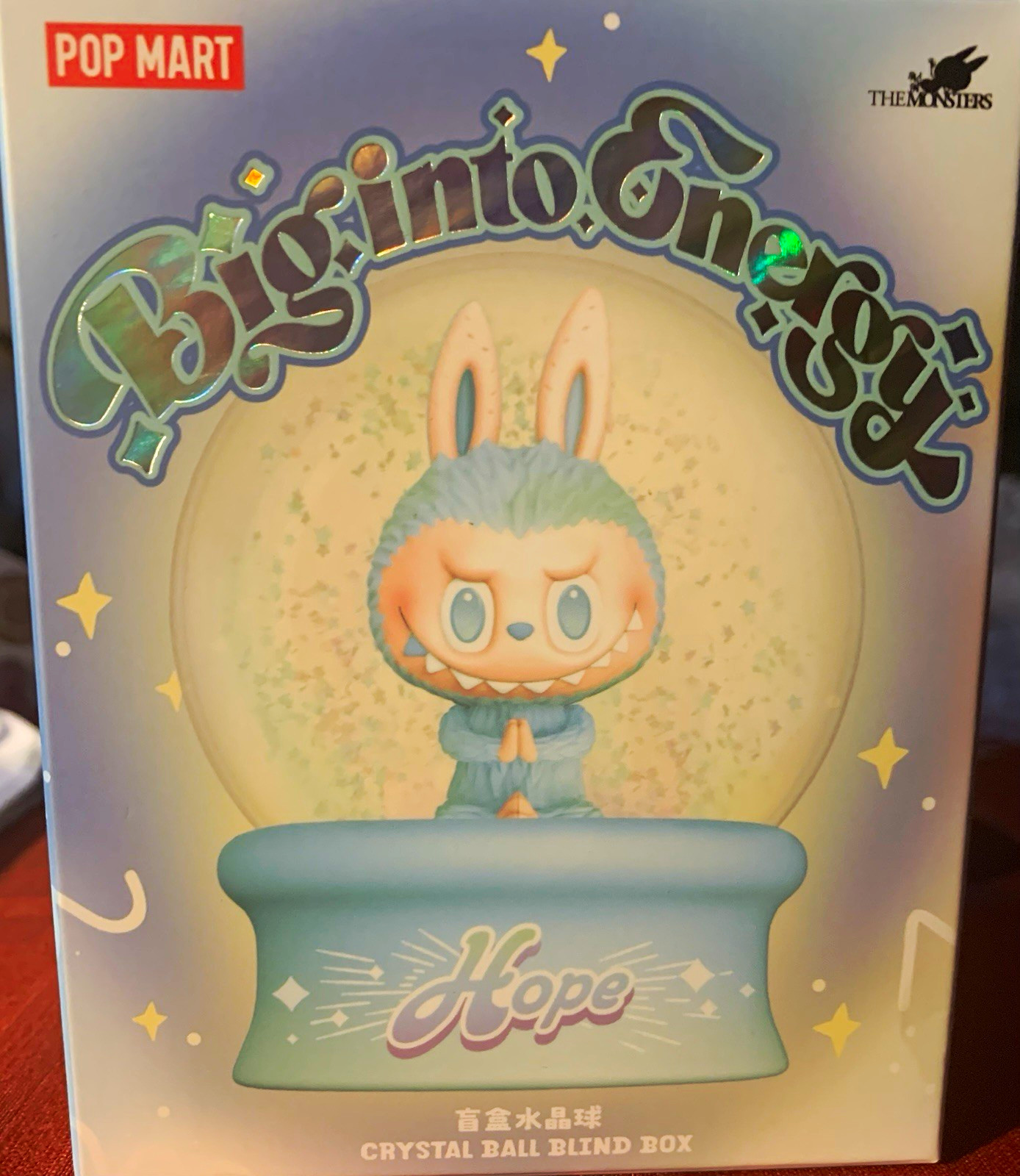 POP MART The Monsters Big into Energy Crystal Ball Blind Pack