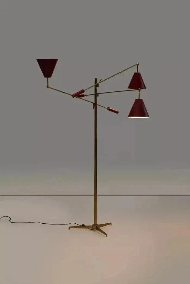 1950\'s Mid Century Angelo Modern Italian Style Arredoluce Triennale Floor Lamp