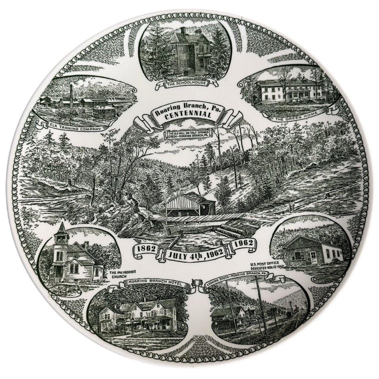 Vtg 1962 Roaring Branch, Pennsylvania 10