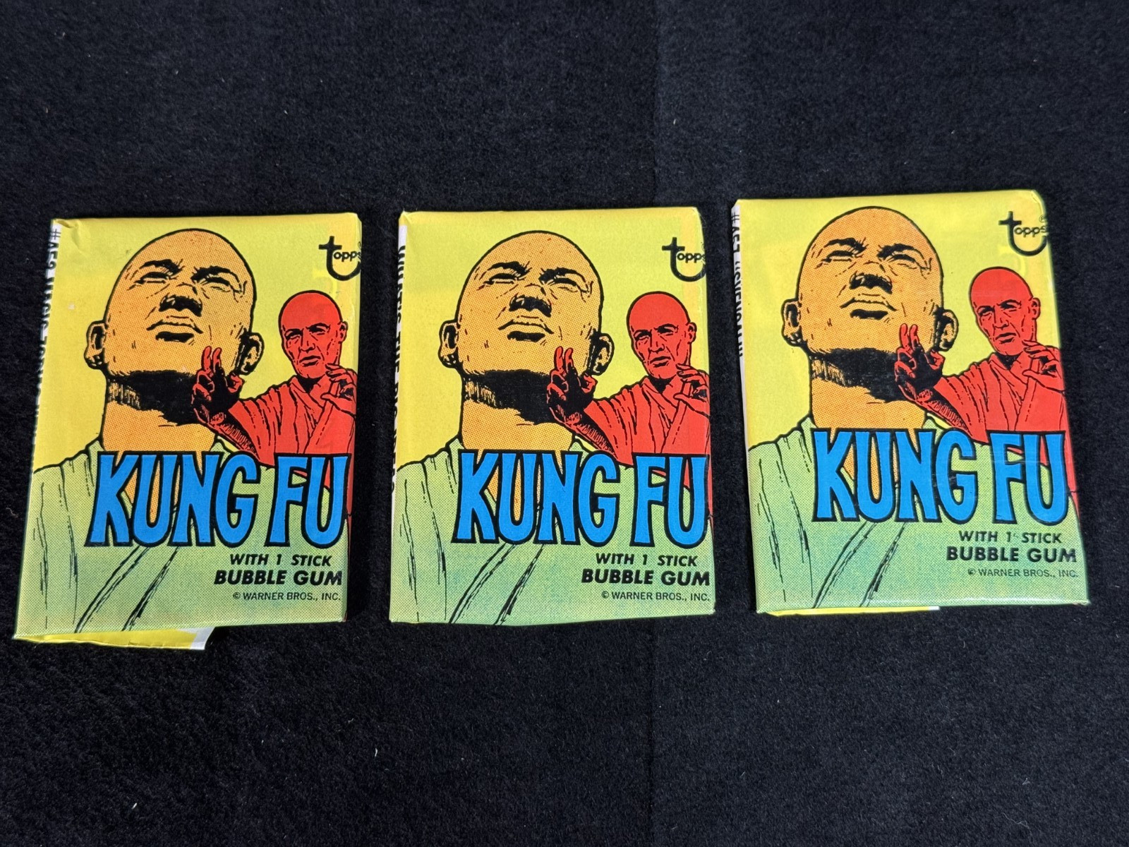 1973 Topps Kung Fu Wax Pack David Carradine Sealed